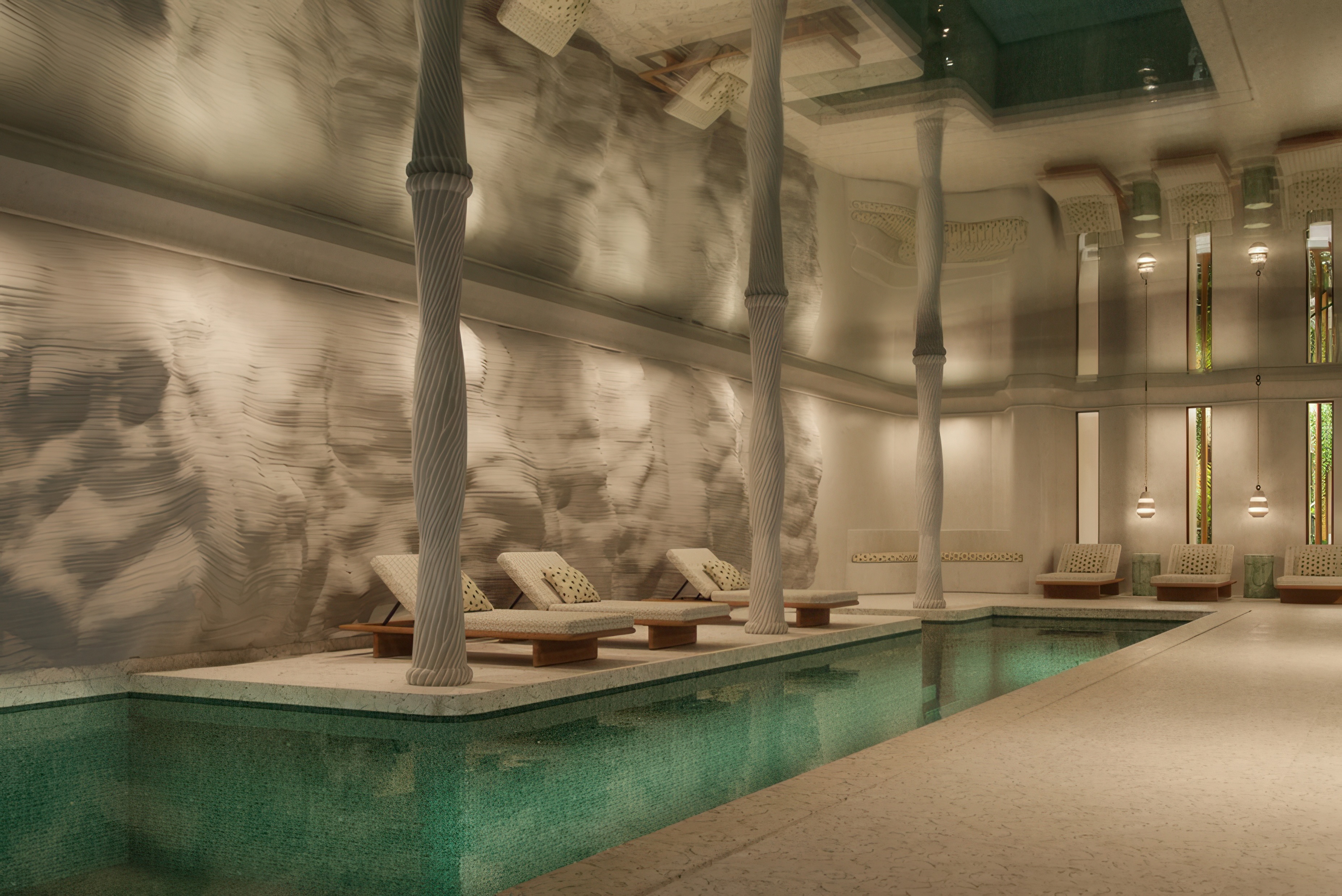 image of the Spa Pool, image courtesy of Mandarin Oriental Punta Negra