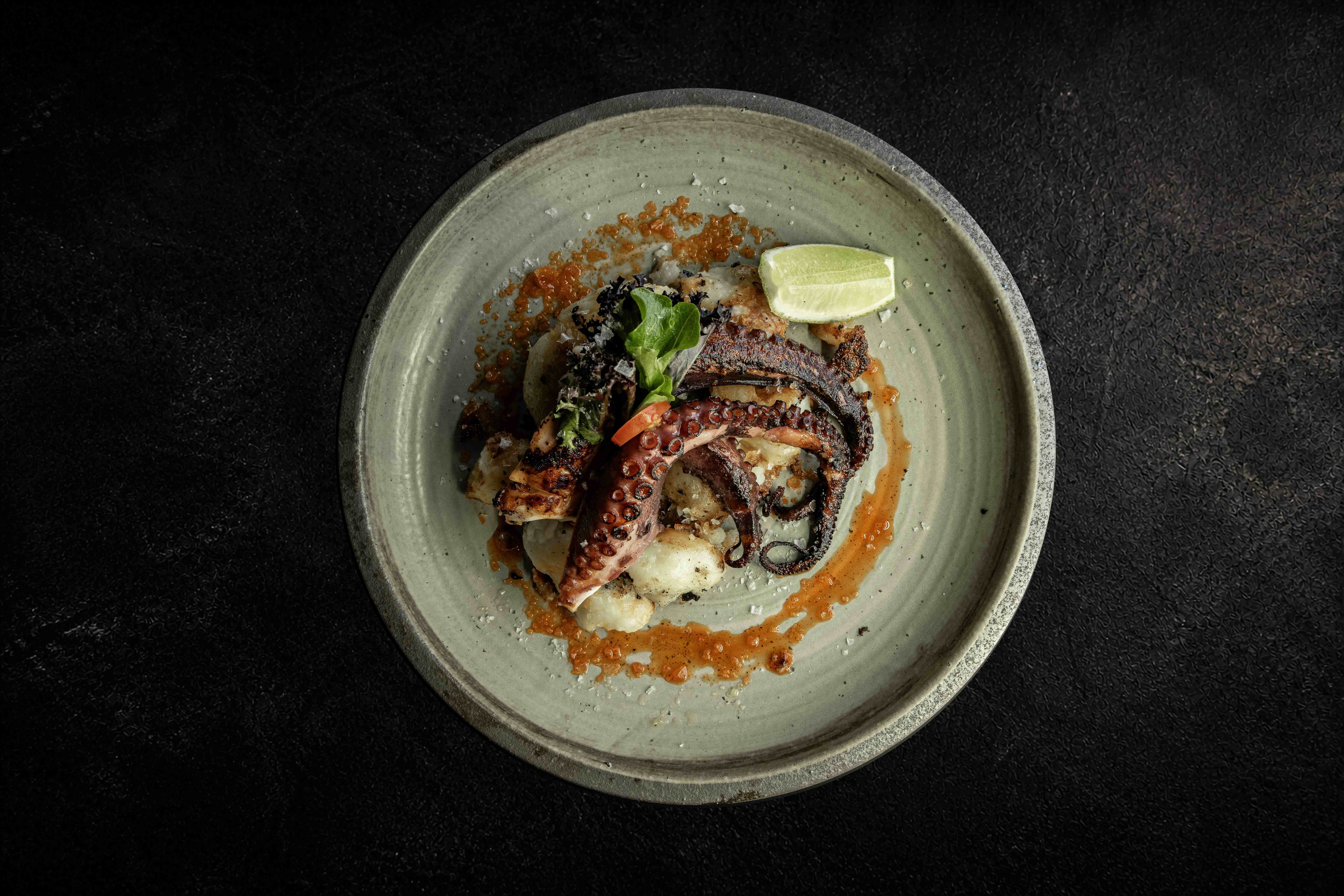 Bueno Pulpo y Papas, image courtesy of SK Hospitality Group