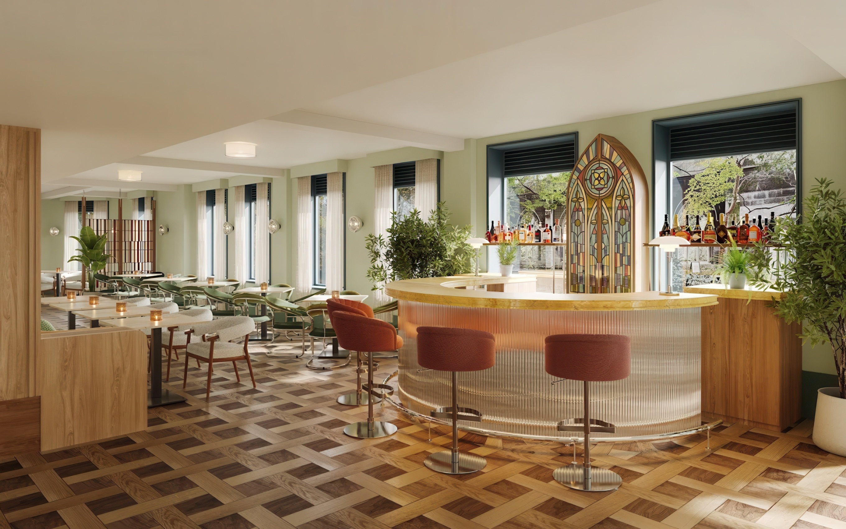 Rycrofte's Bar, image courtesy of The Derby London City