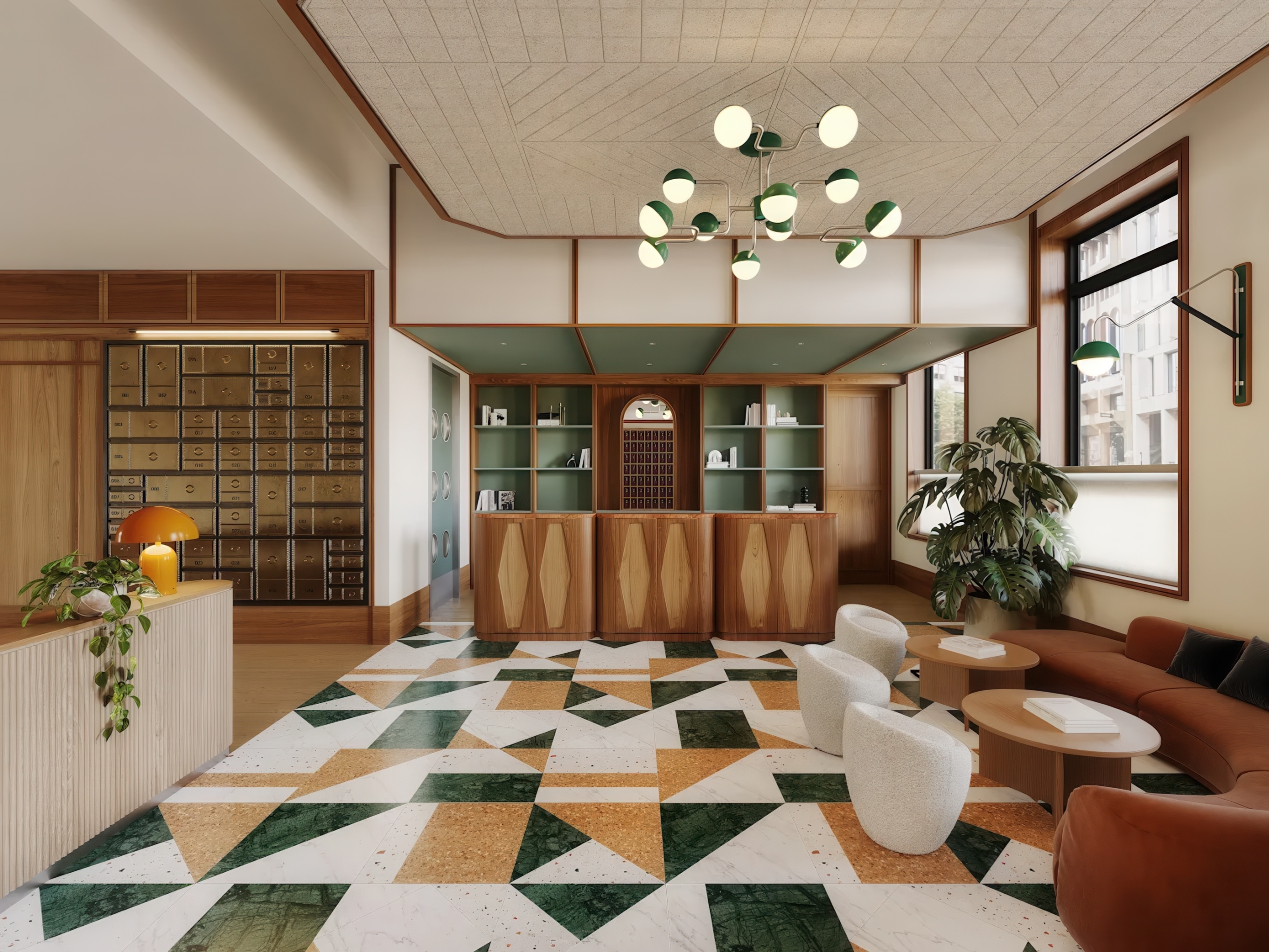 Reception, image courtesy of The Derby London City