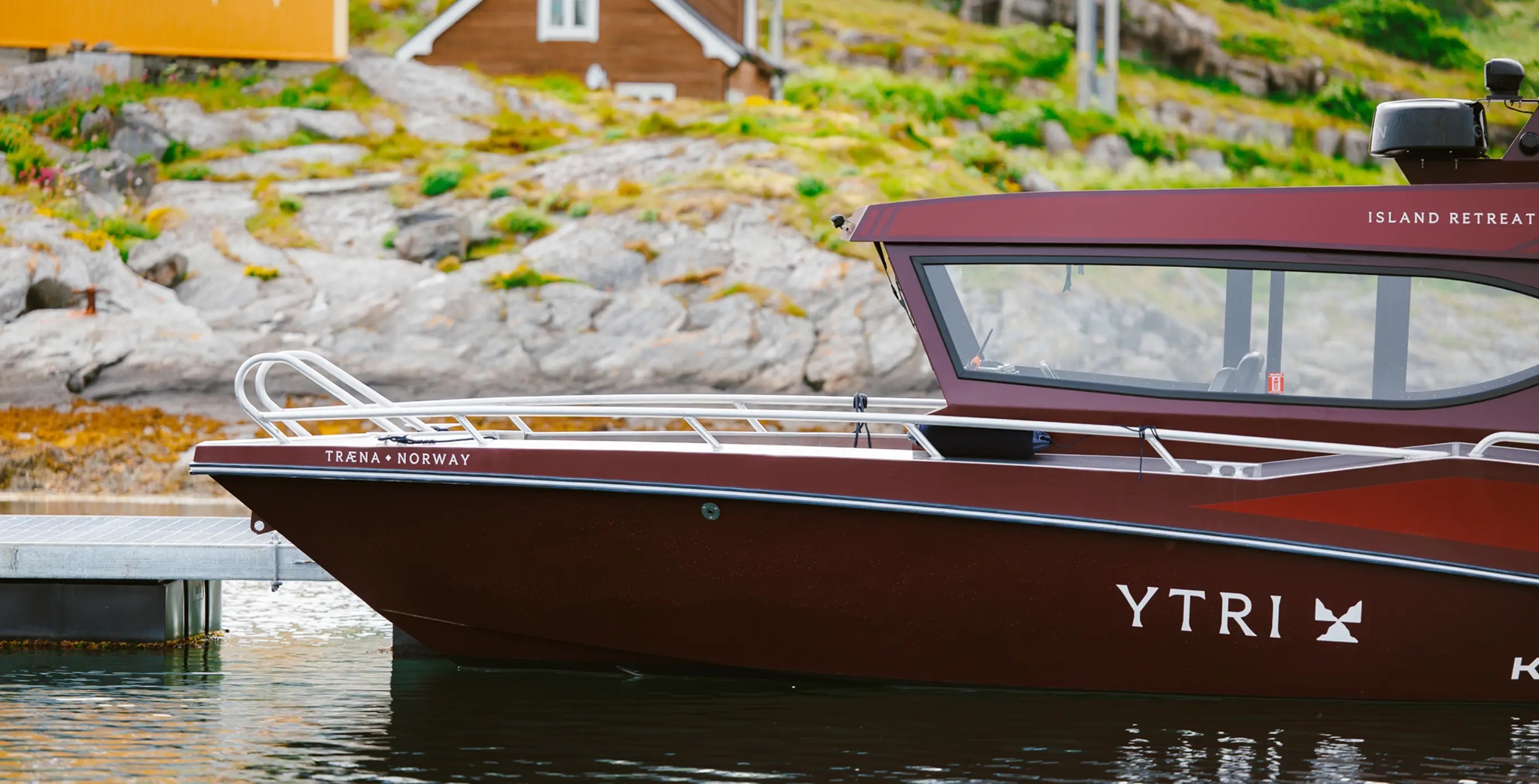 Ytrí Private Boat, image courtesy of Ytrí Island Retreat