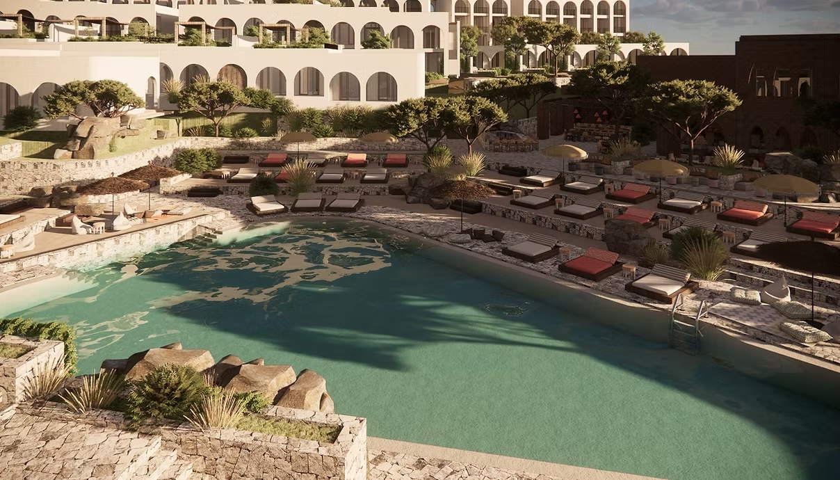 Exterior Property, courtesy of Nômade Temple Ibiza
