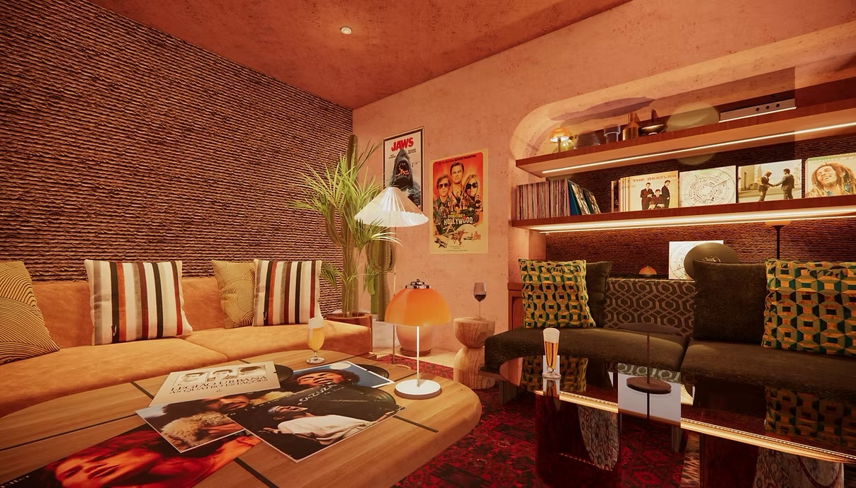 Recording Studio, courtesy of Nômade Temple Ibiza