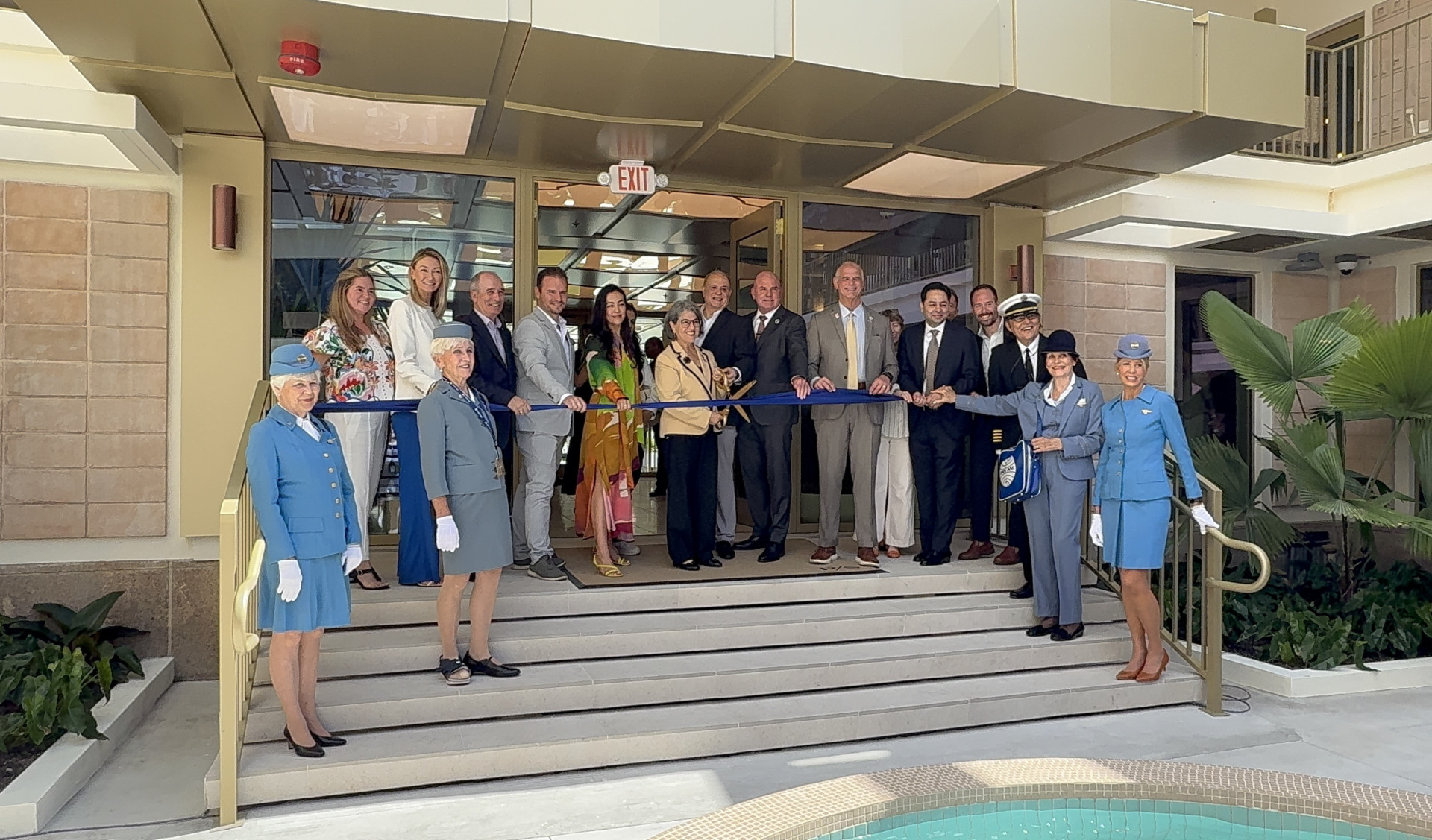 PS MIA ribbon-cutting at the restored Pan Am headquarters