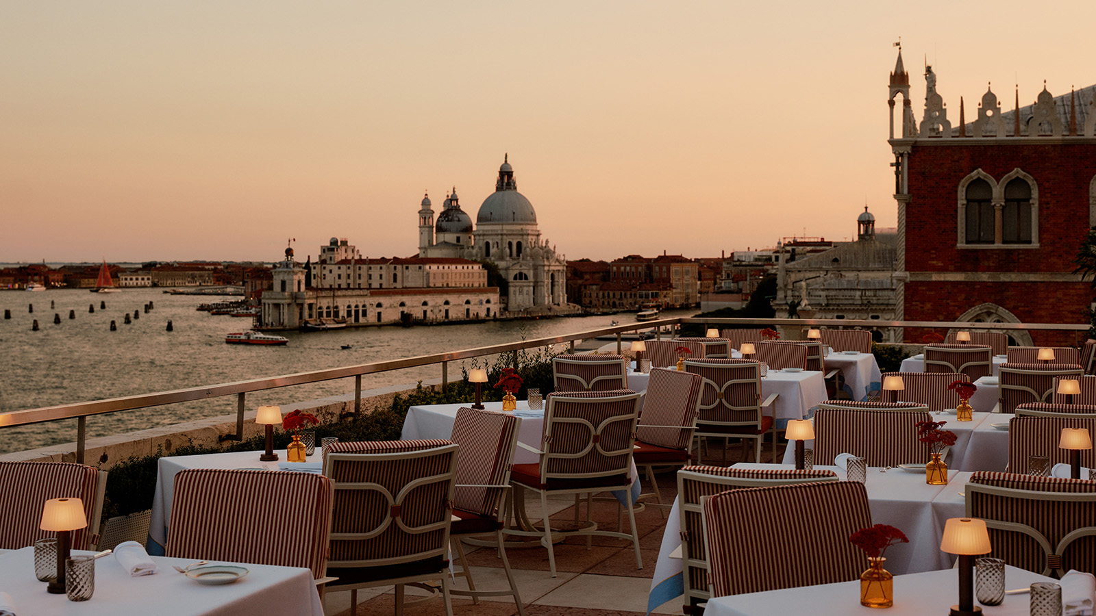 Danieli, Venezia, A Four Seasons Hotel, dining view, courtesy of Four Seasons