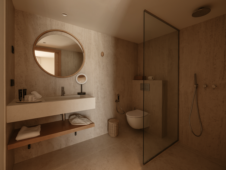 Superior Suite Bath, courtesy of Besai Ibiza
