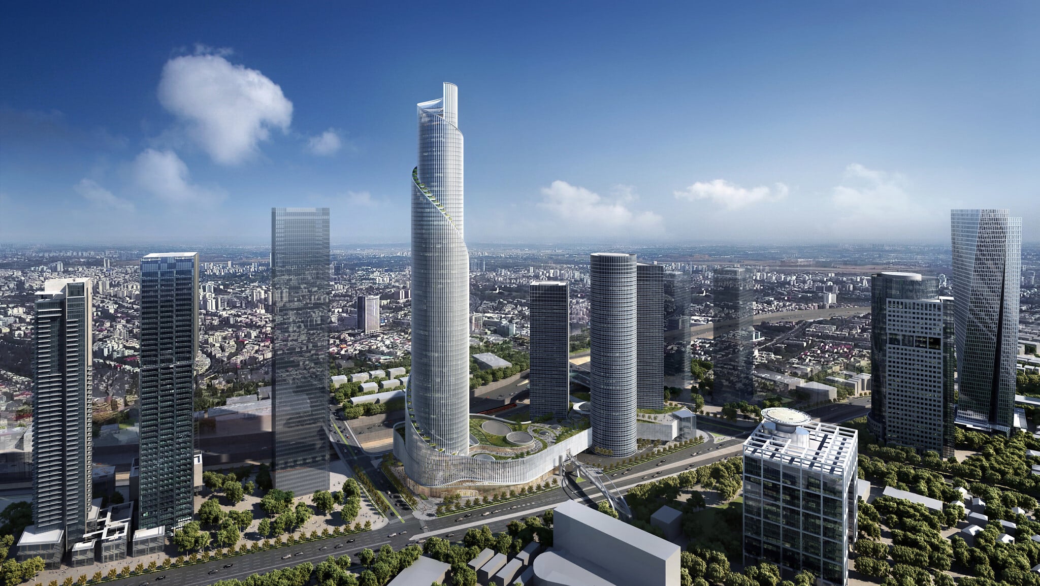 Azrieli Spiral Tower — Mixed-Use in Montefiore, Tel Aviv