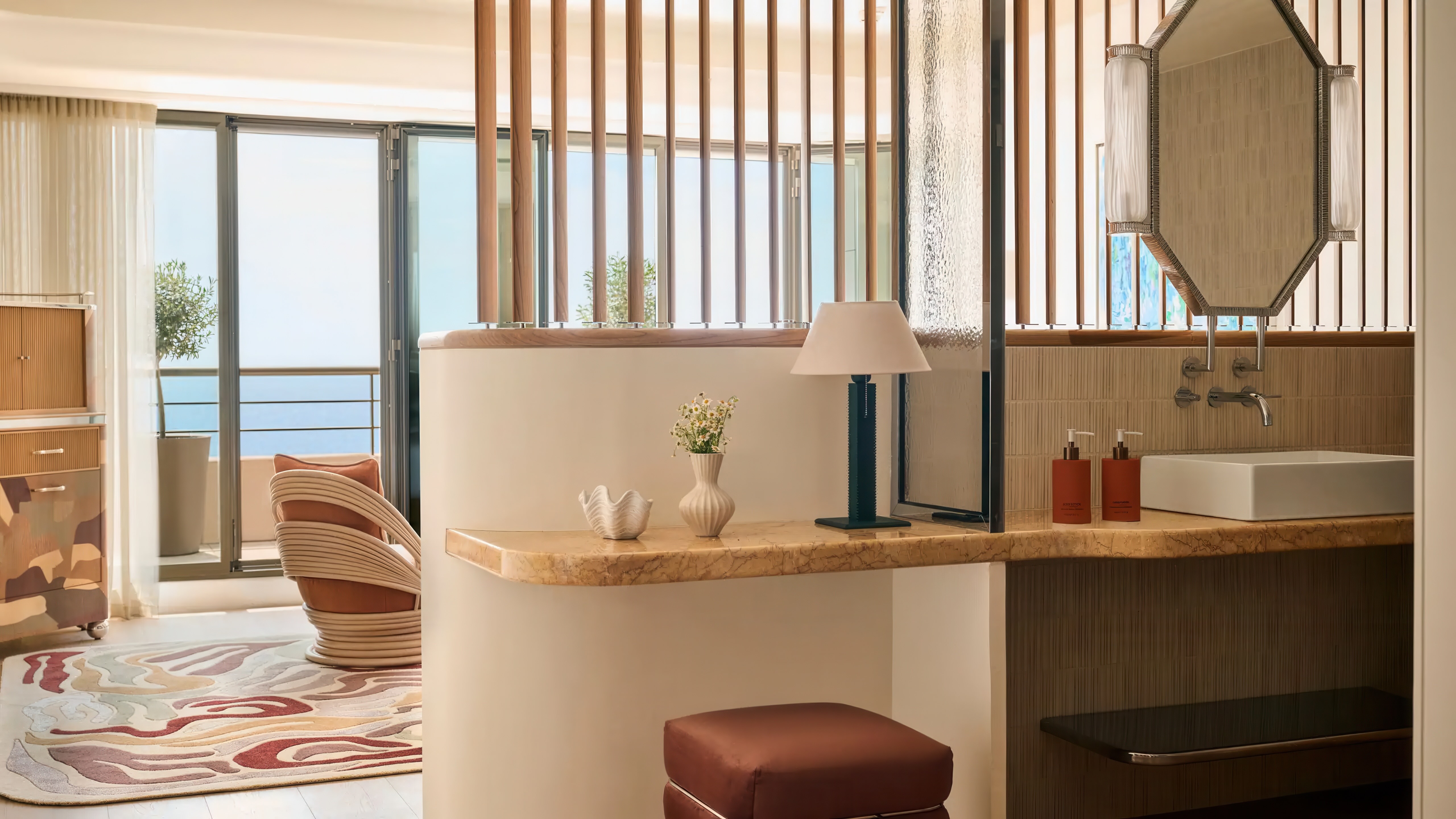 Suite Interior, courtesy of Hôtel Palais de la Méditerranée