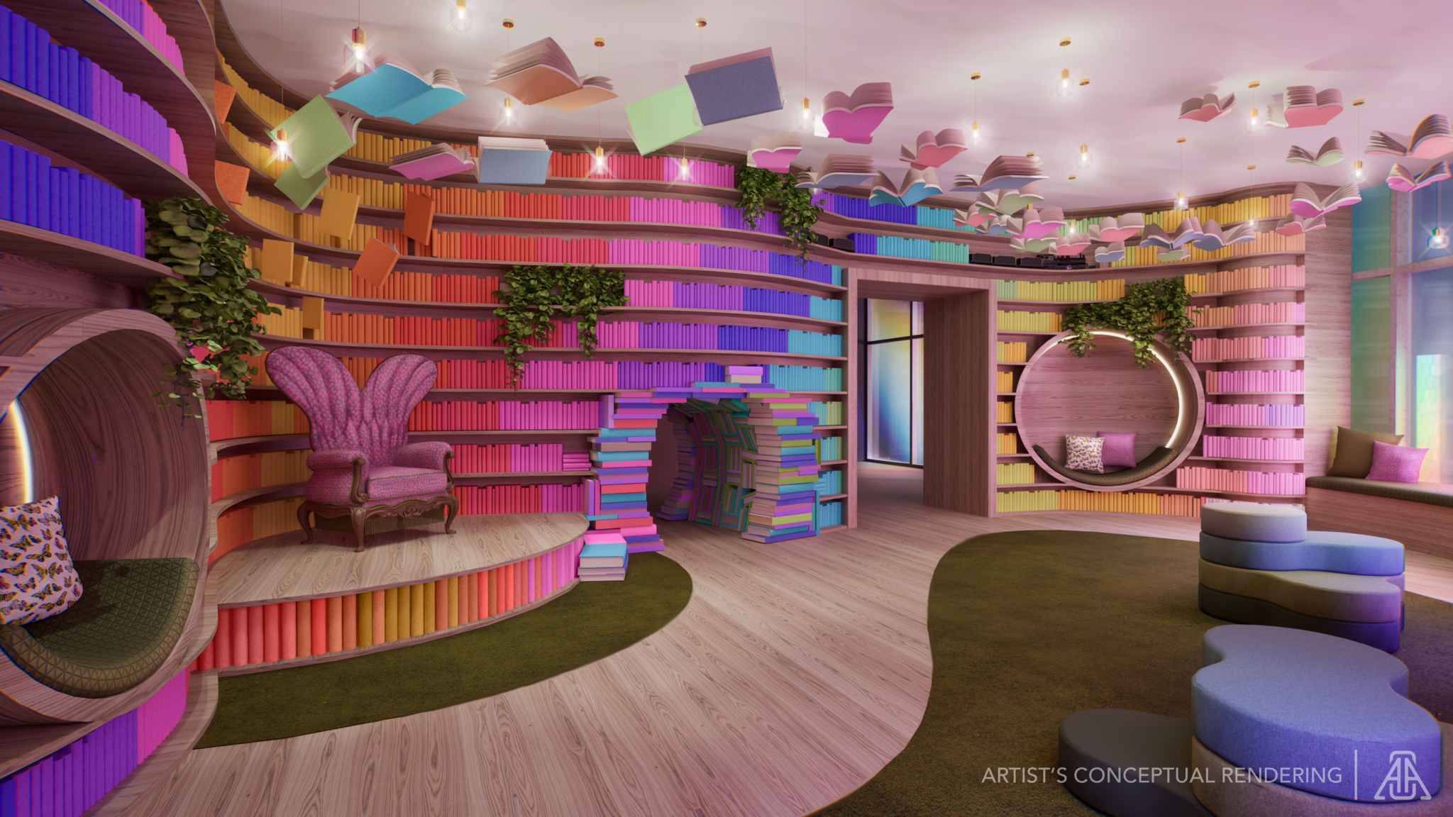 Imagination Library, courtesy of Dolly's Life of Many Colors Museum
