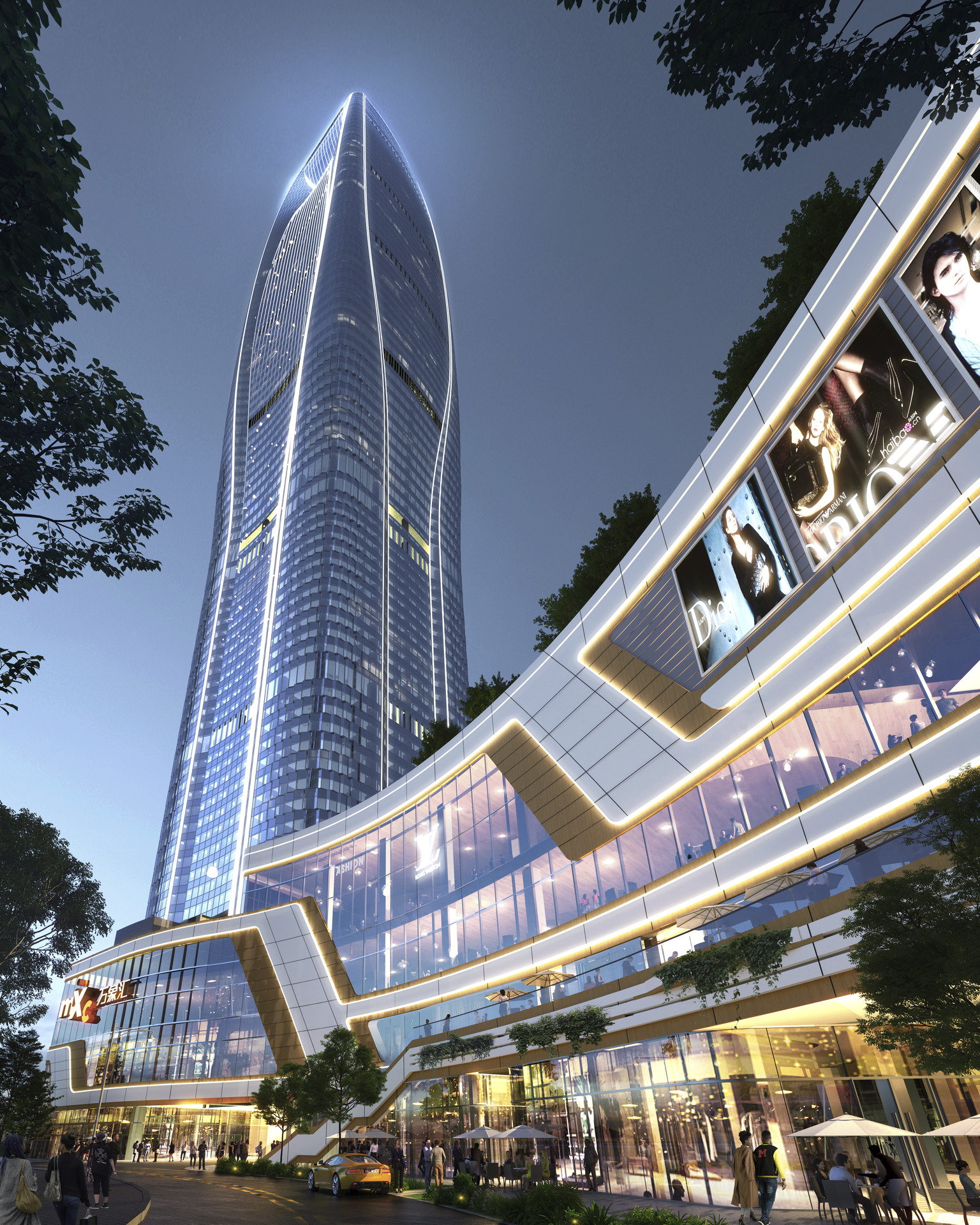 Shenzhen Cloud of Innovation Center — Mixed-Use in Luohu CBD, Shenzhen