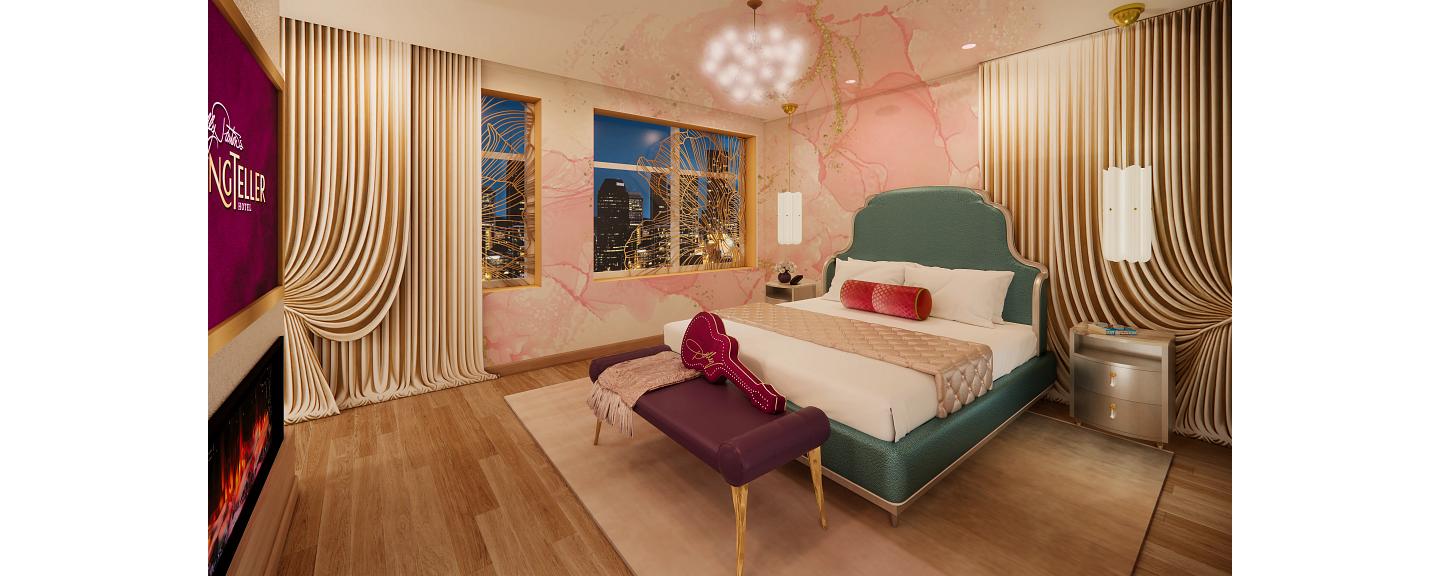 SongTeller Suite, courtesy of Dolly Parton's Songteller Hotel