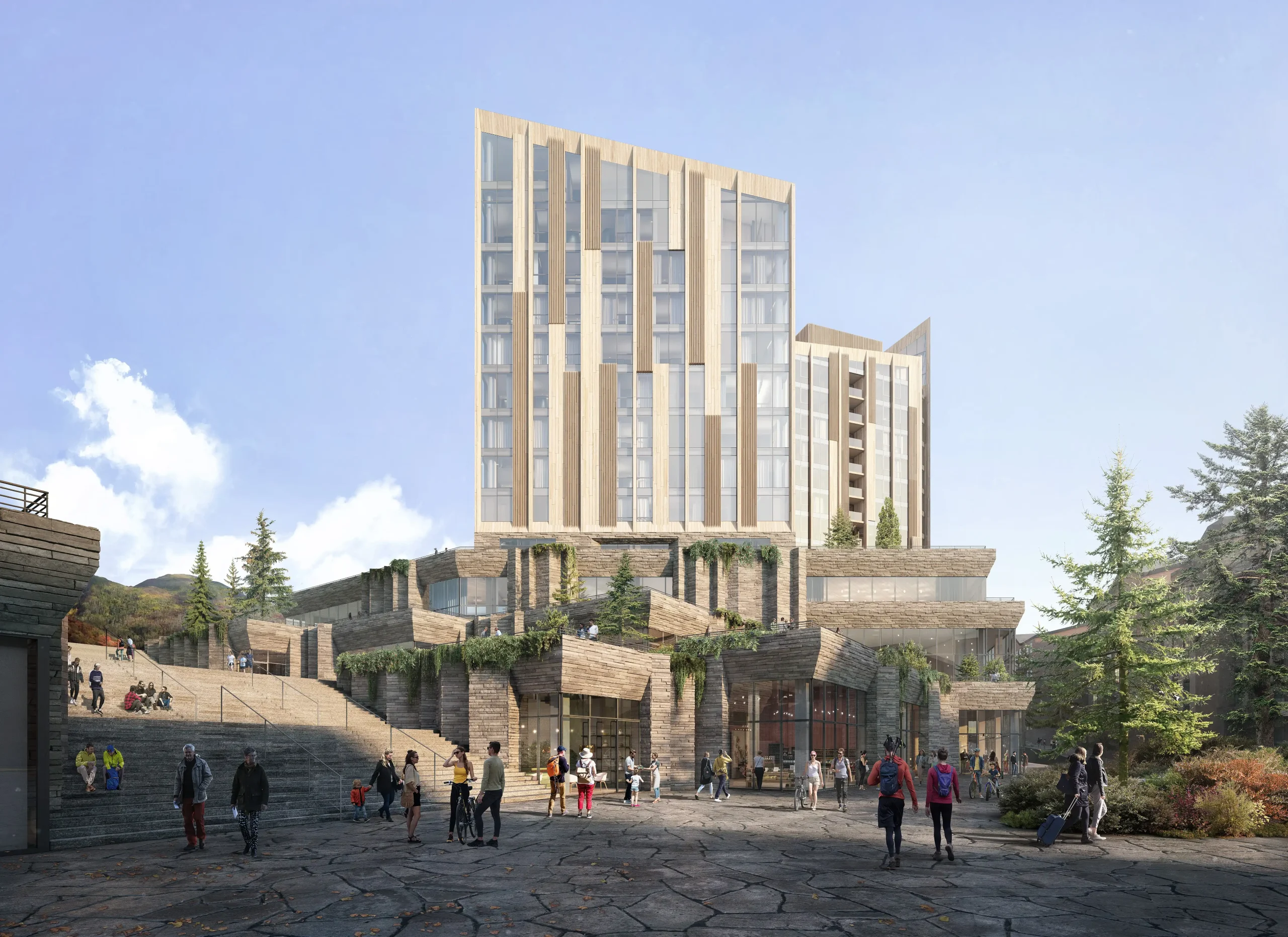 Four Seasons Deer Valley East Village rendering, ODA
