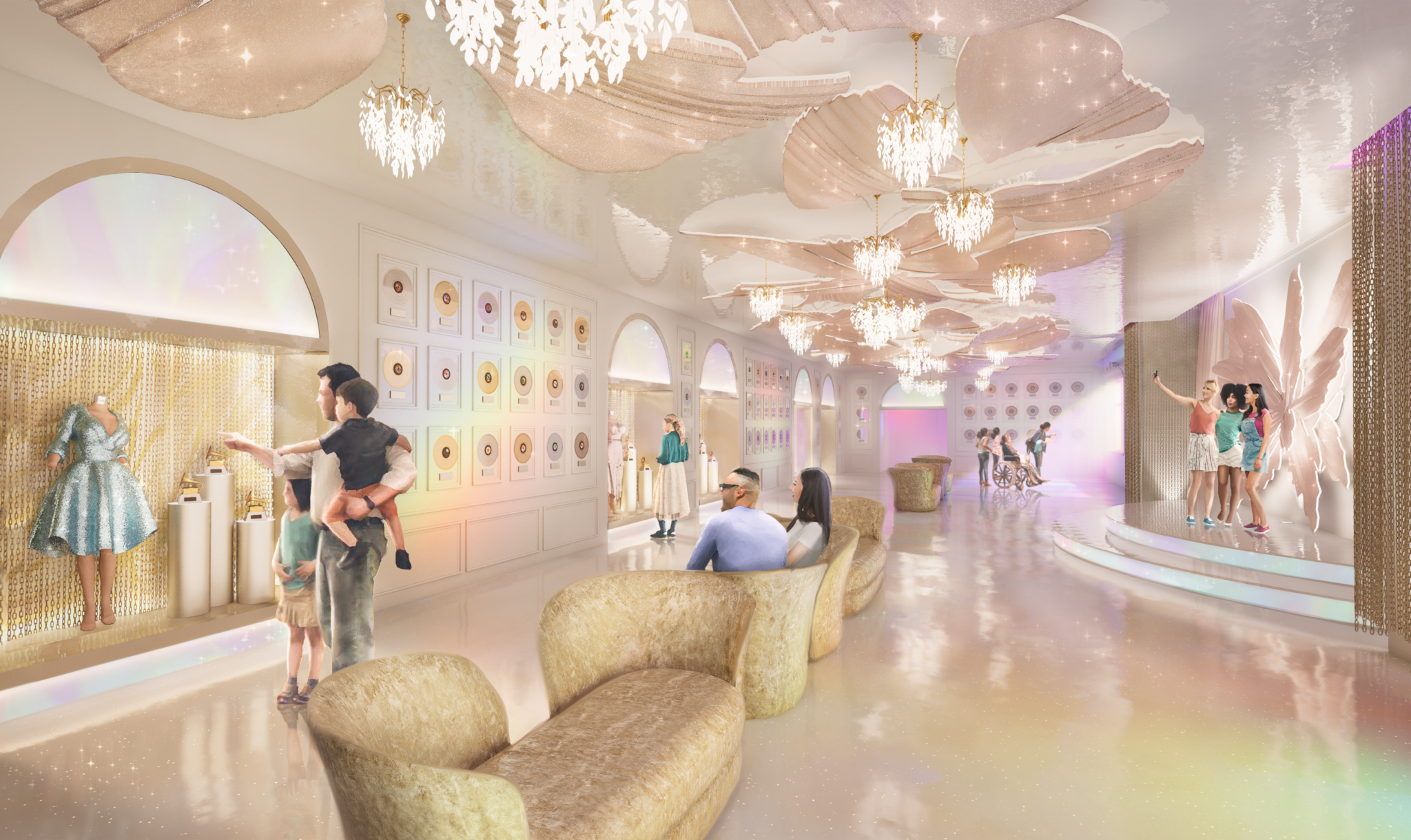 The Hall of Fame, courtesy of Dolly's Life of Many Colors Museum