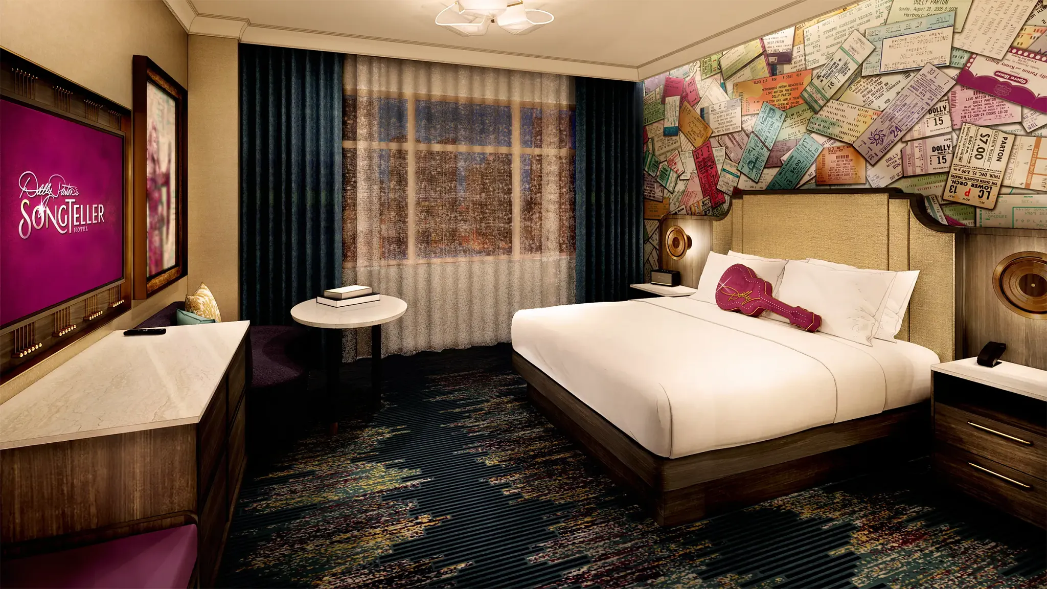 Signature Suite, courtesy of Dolly Parton's Songteller Hotel