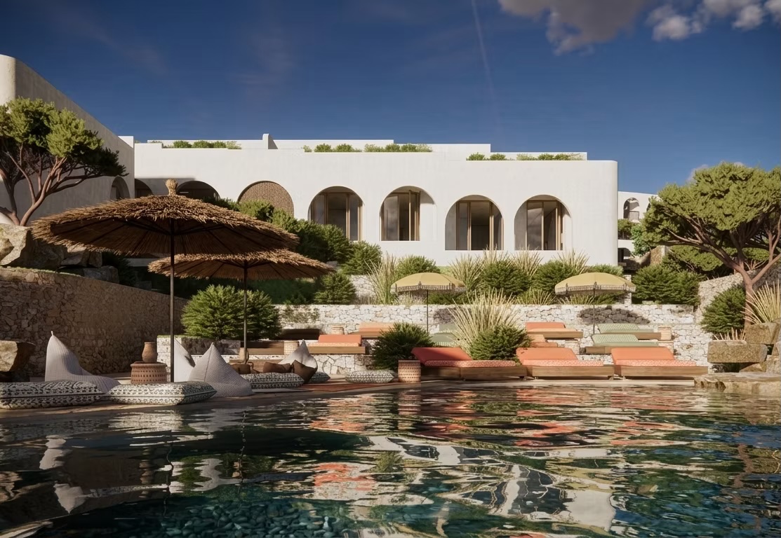 Pool, courtesy of Nômade Temple Ibiza