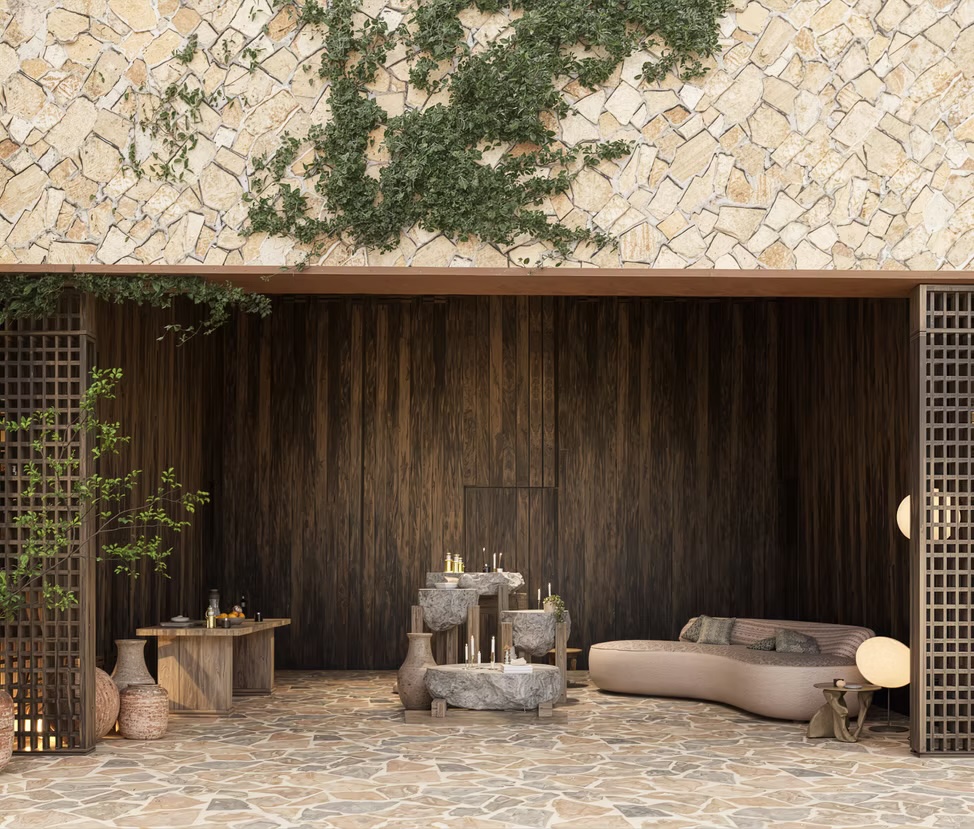 Spa Lounge, courtesy of Nômade Temple Ibiza