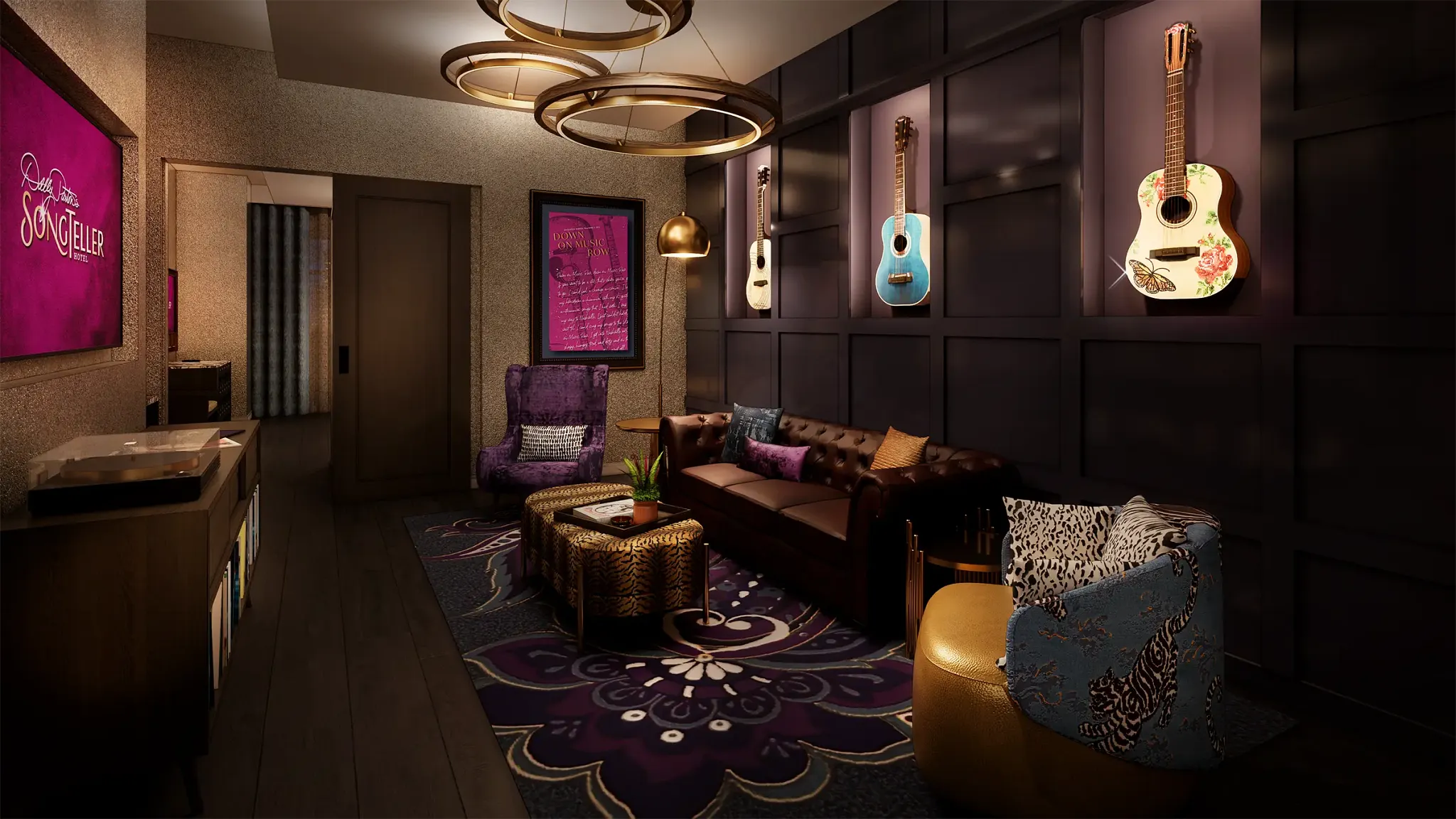 Acoustic Suite, courtesy of Dolly Parton's Songteller Hotel