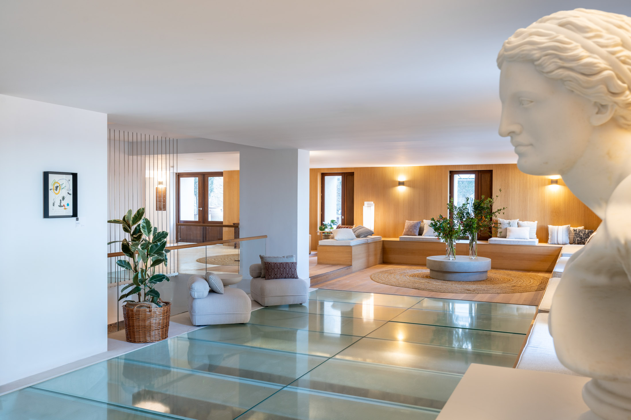 Lobby, courtesy of Parador de Ibiza