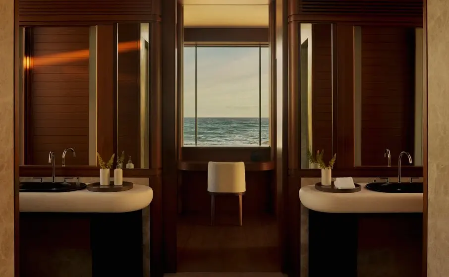 image of a Casita's interior, bathroom, courtesy of Aman Group