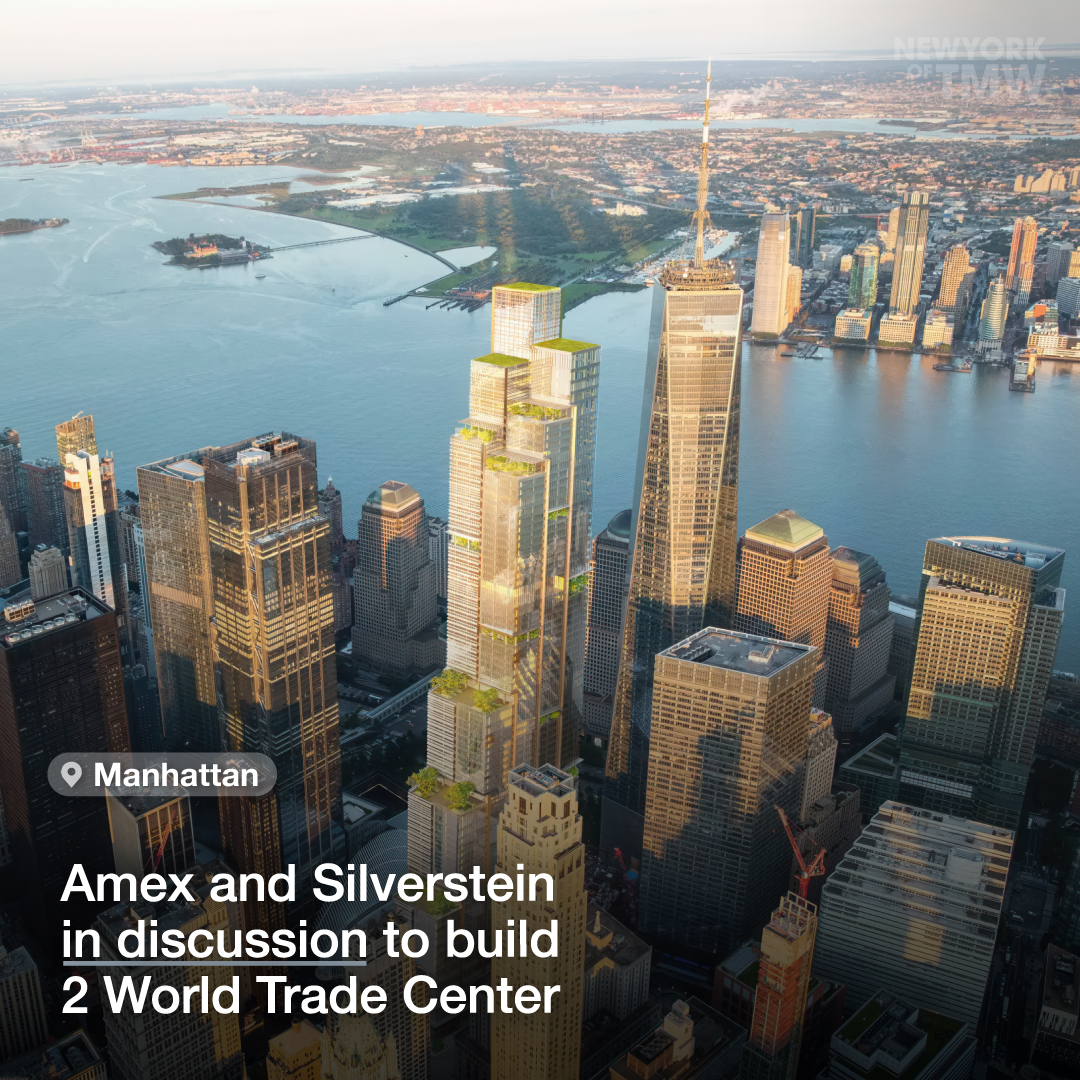 Amex and Silverstein in discussion to build 2 World Trade Center