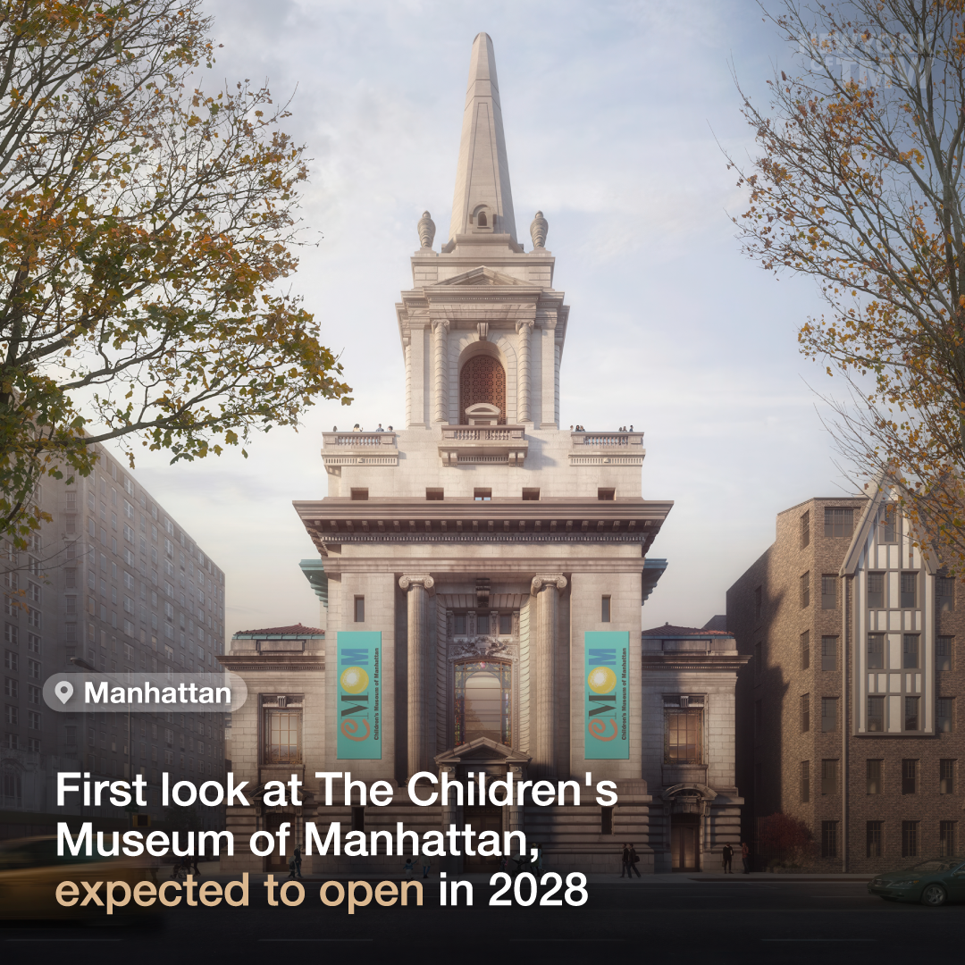 First look at The Children's Museum of Manhattan, expected to open in 2028