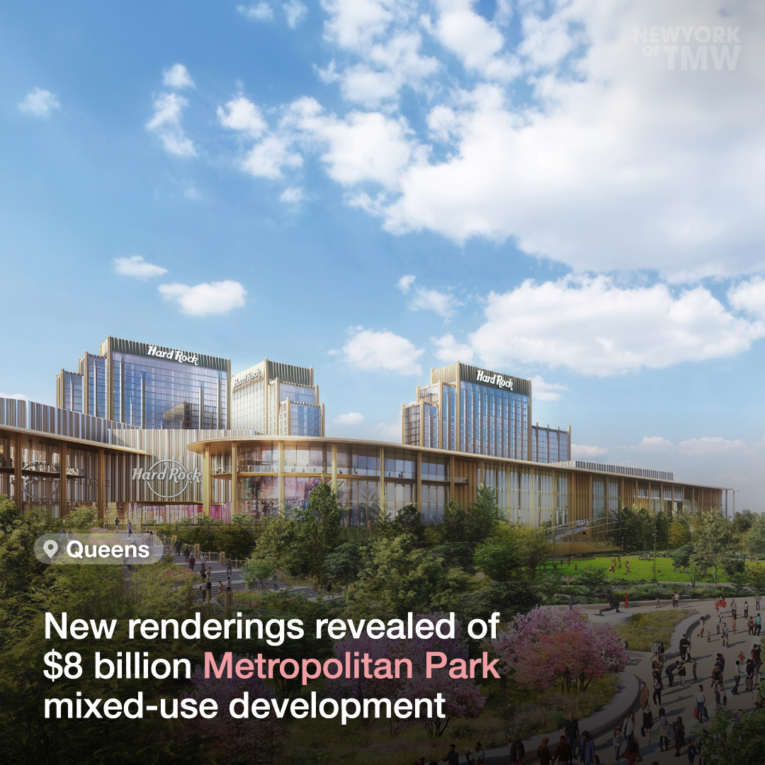 New renderings for Metropolitan Park, the $8 billion mixed-use development in Queens