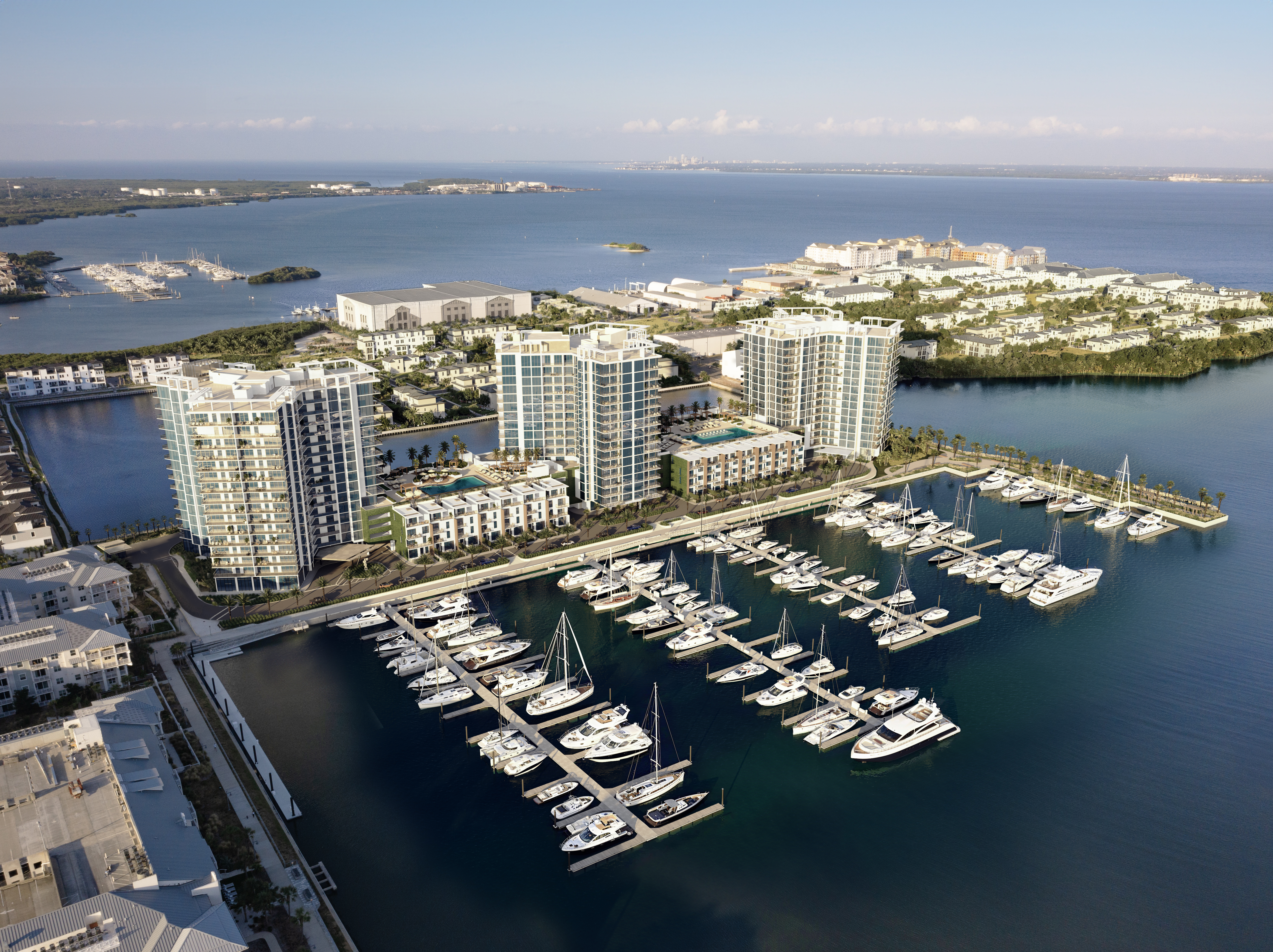 Inside Marina Pointe, secluded luxury living on Old Tampa Bay