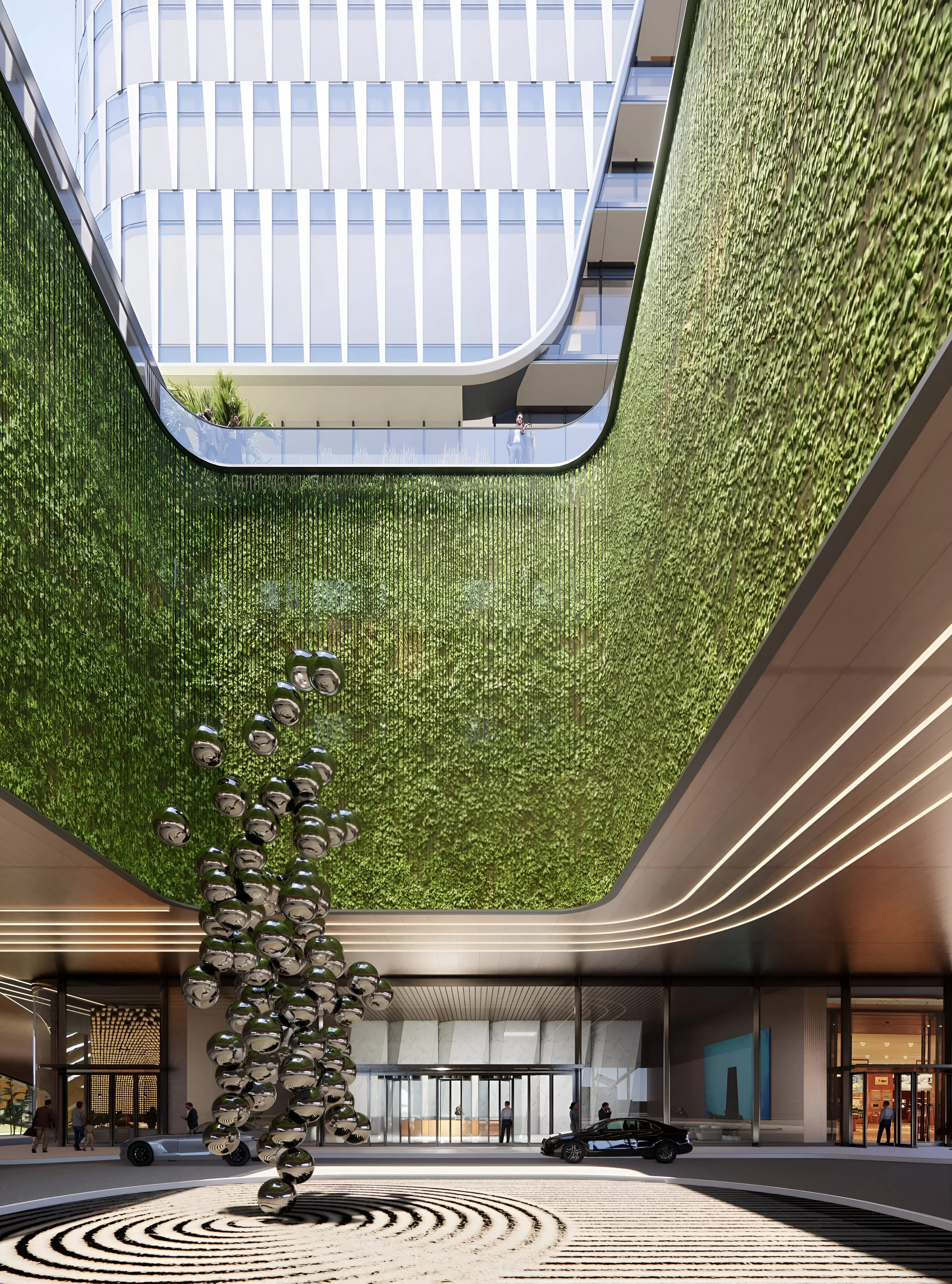 47-story office tower named Tower 36 planned near midtown with a rooftop garden and restaurant