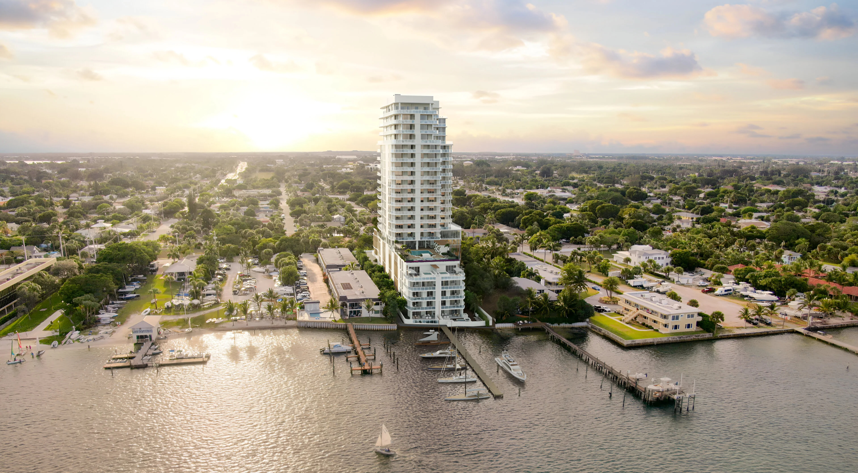 Alba Palm Beach, currently under construction, is a collection of direct waterfront residences