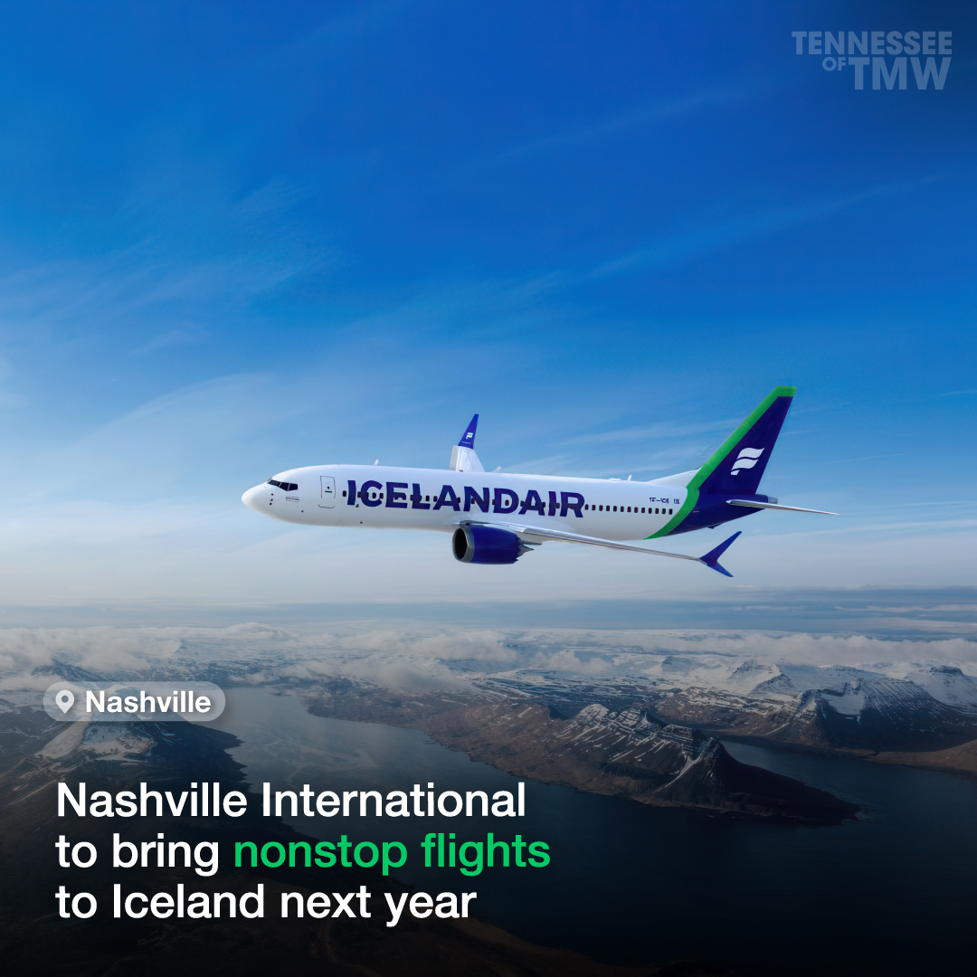 Nashville International to bring nonstop flights to Iceland next year