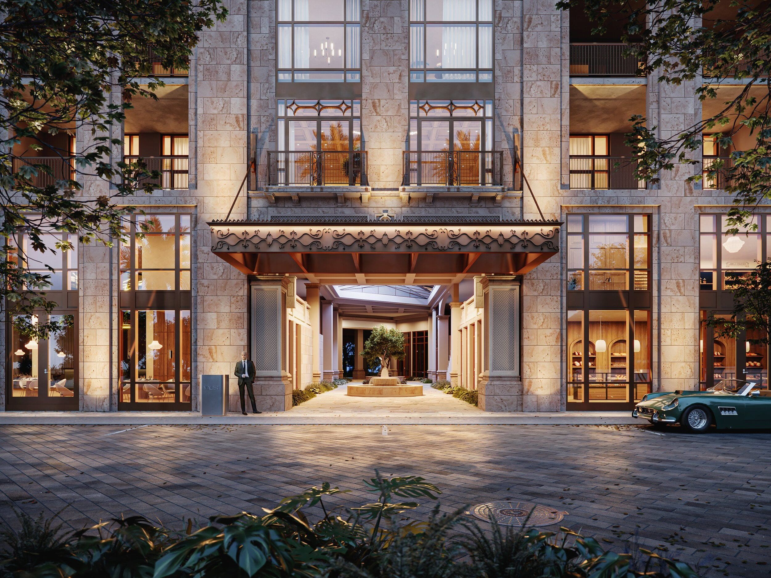 Exterior of Ponce Park Coral Gables, Allen Morris Co