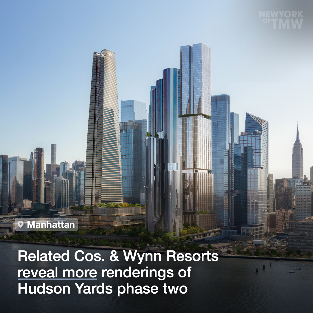 Related Cos. & Wynn Resorts reveal more renderings of Hudson Yards phase two