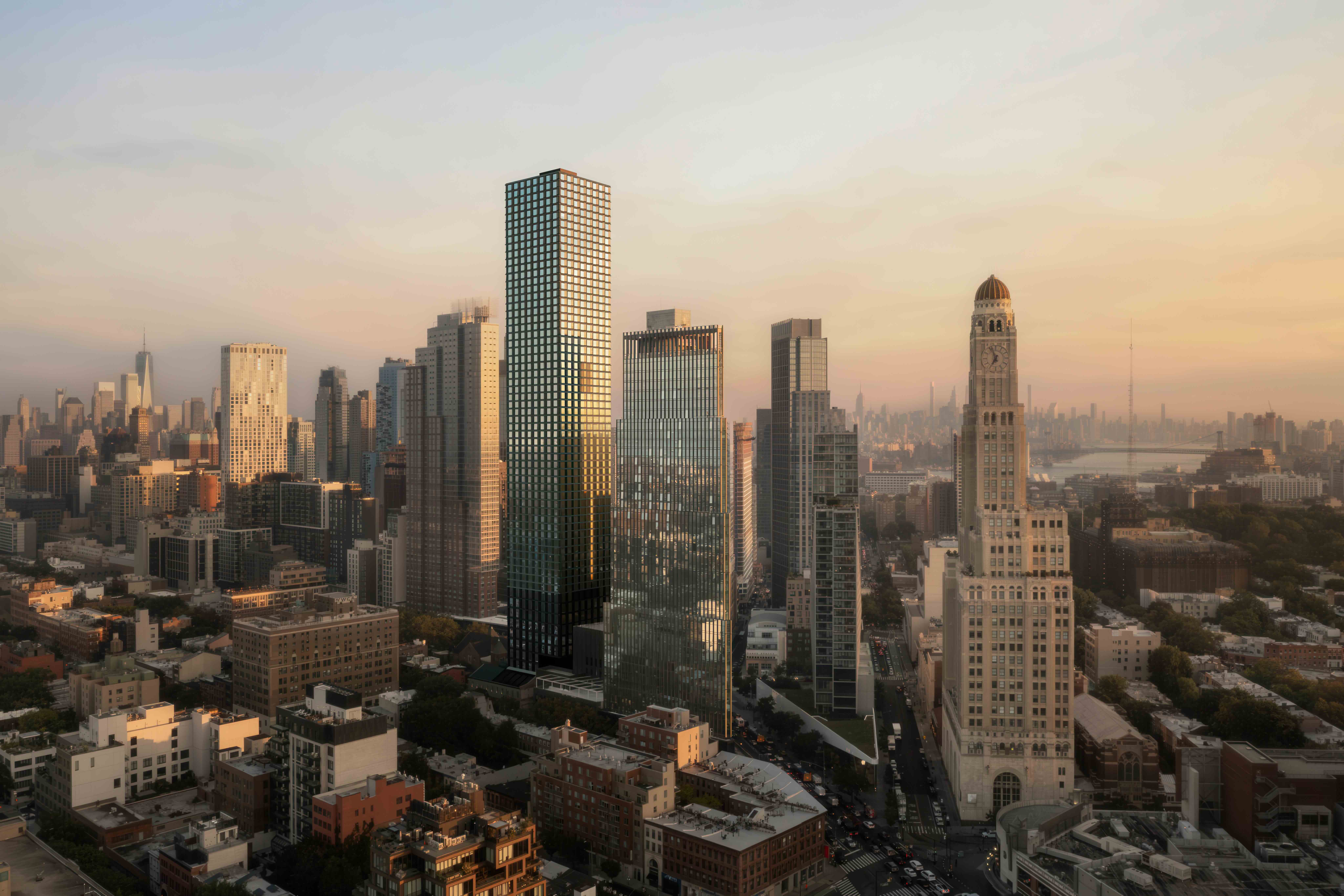 The tallest Passive House-engineered building in the world revealed in the Alloy Block of Downtown Brooklyn