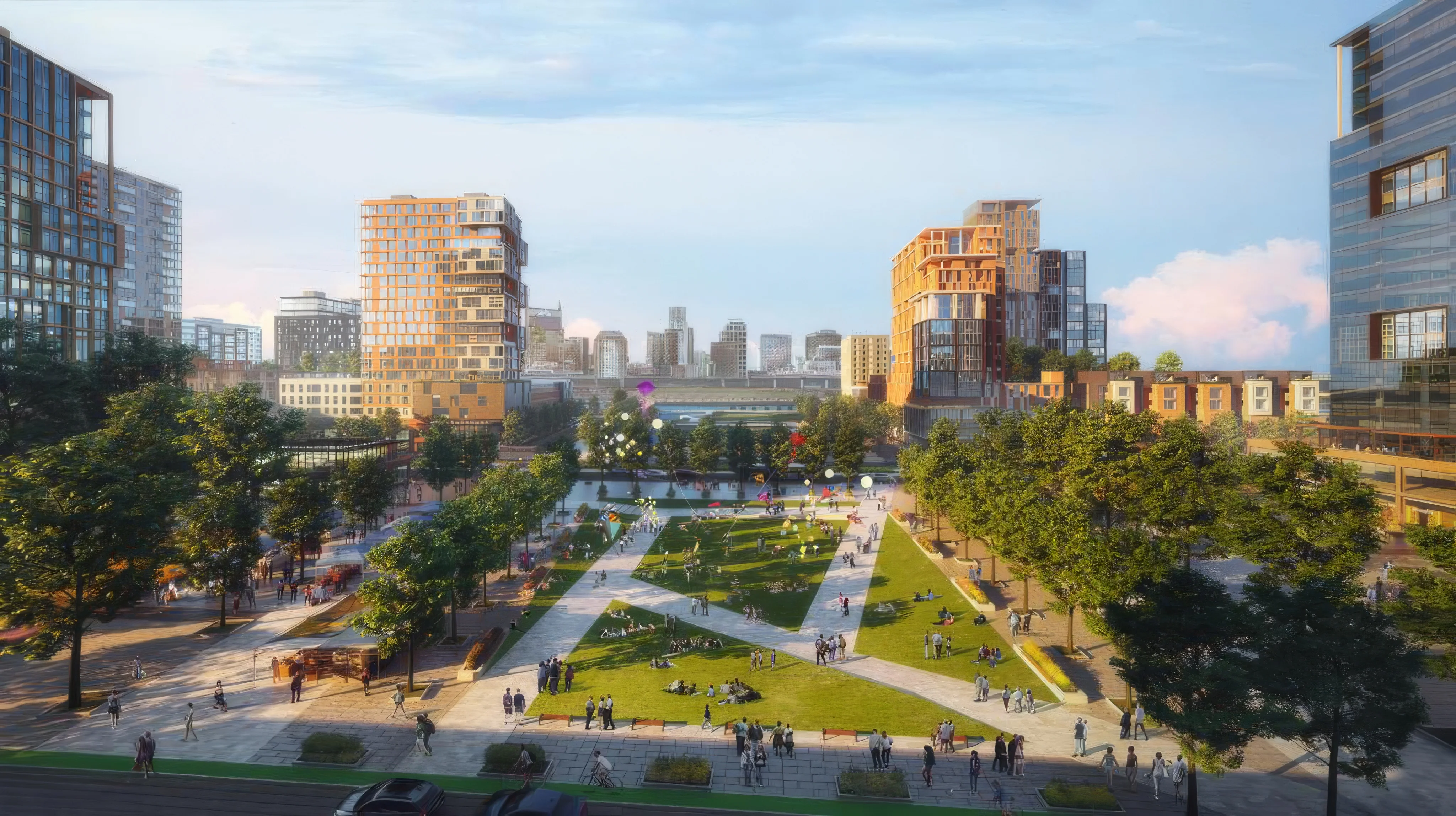 Waterfront East Bank project moves forward with new lease agreement, Fallon to develop 30 acres of mixed-use space around the new $2.1 billion Titans stadium