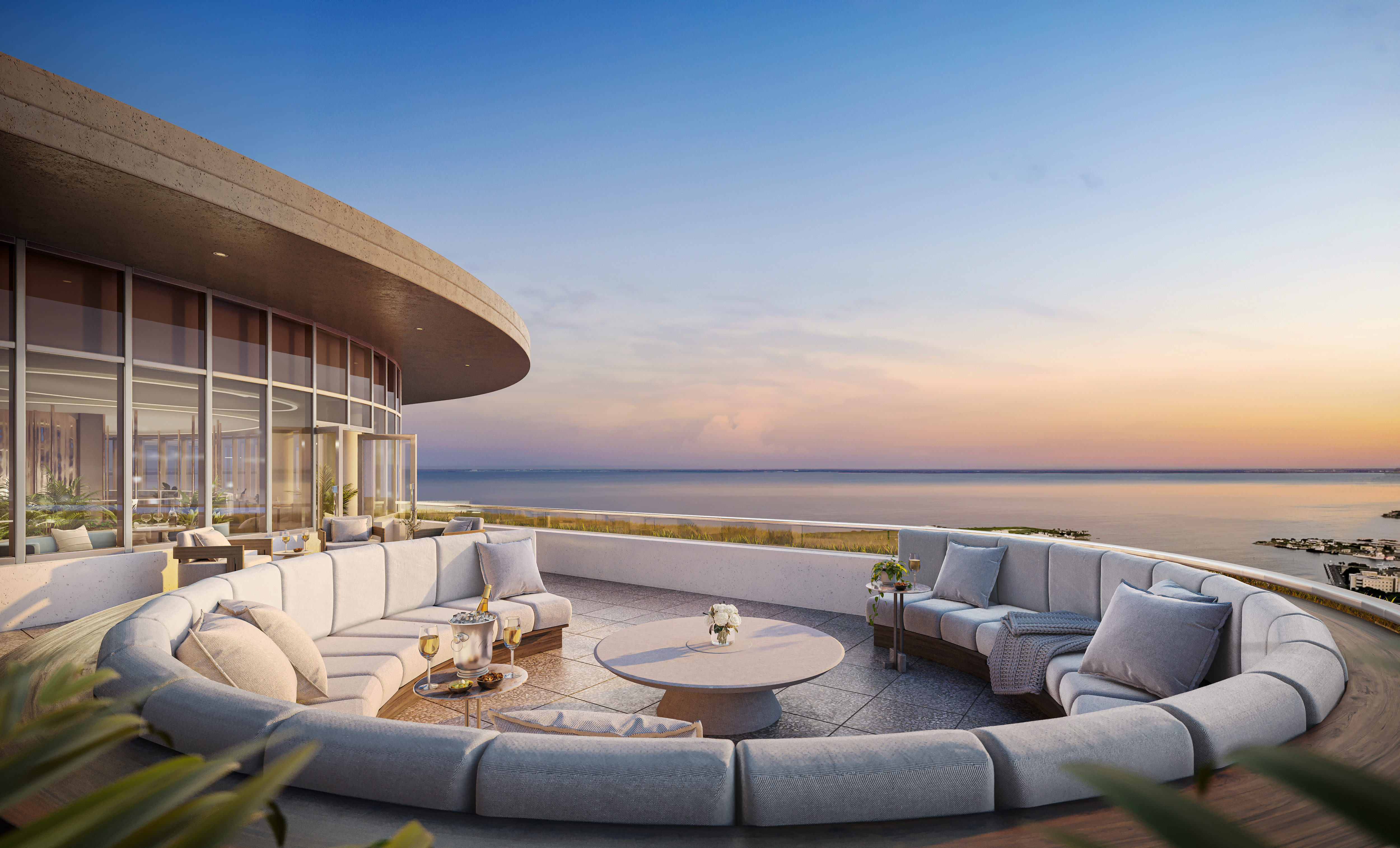 See St. Petersburg from the top of the city’s tallest building, The Residences at 400 Central