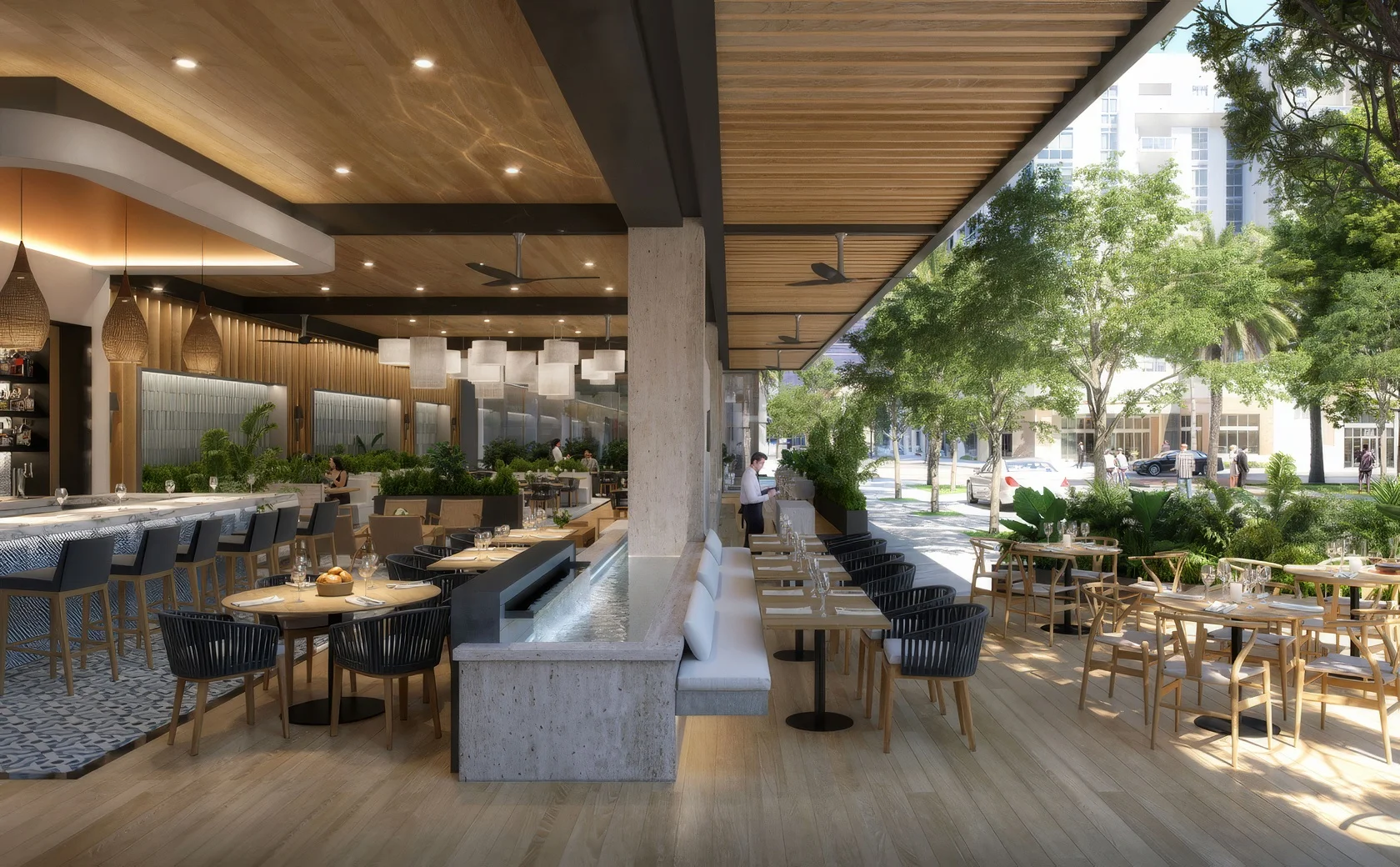 New York City’s beloved Kyma Greek restaurant to open both a ground floor and rooftop restaurant at 300 Banyan in West Palm Beach, expected to open in 2025 