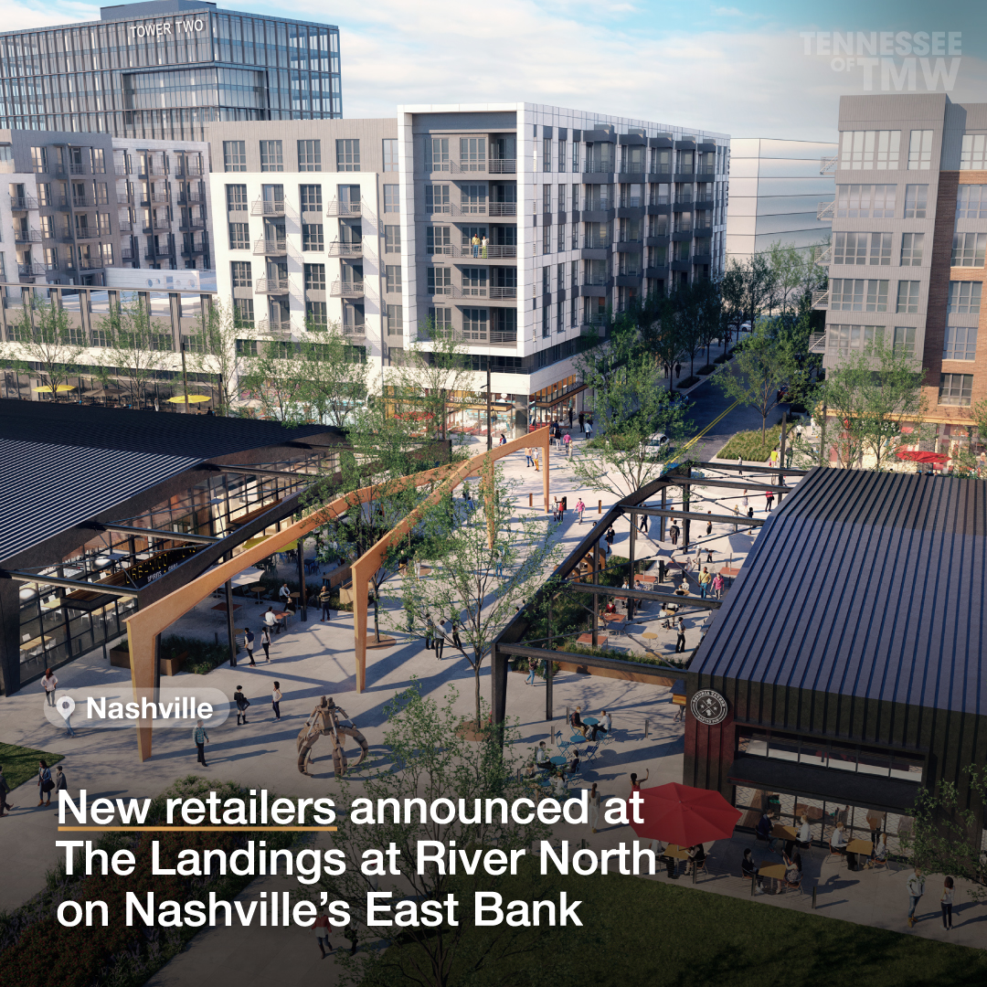New retailers announced at The Landings at River Northon Nashville’s East Bank