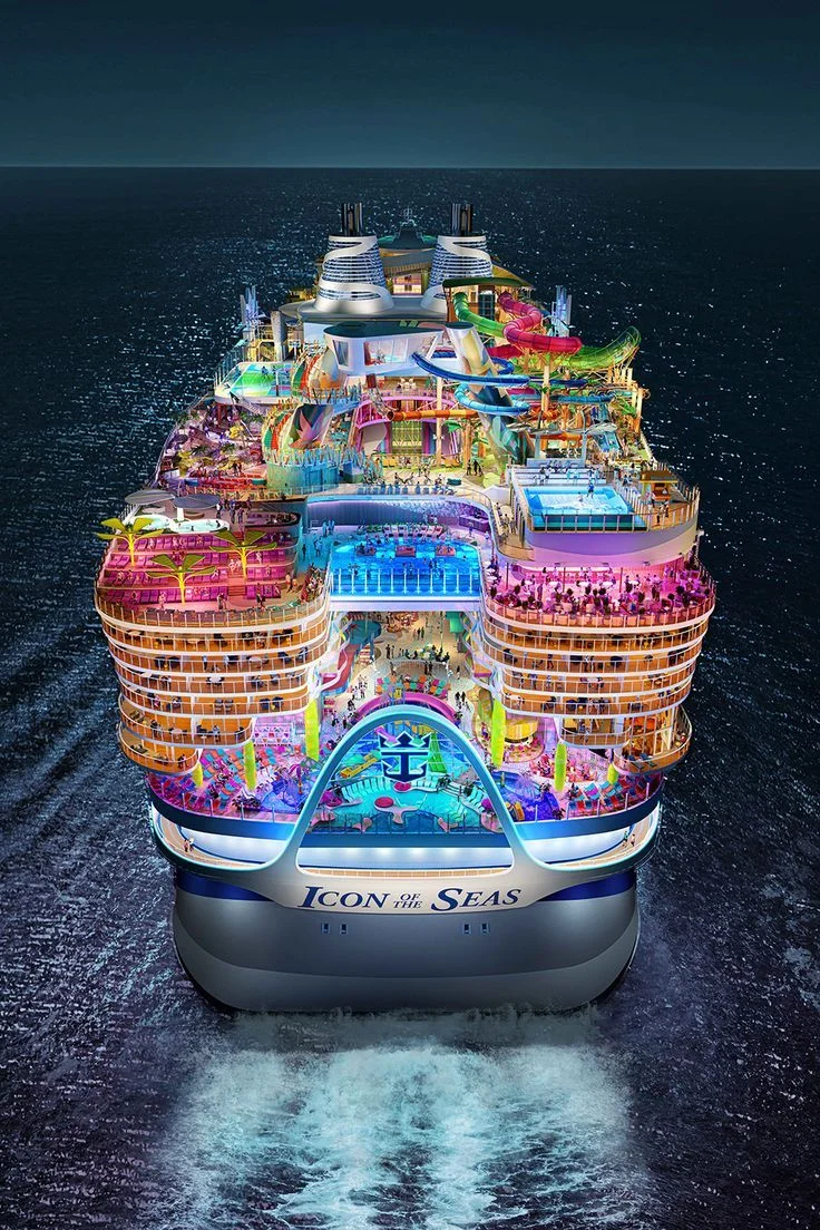Royal Caribbean’s new Icon of The Seas, the largest cruise ship in the world, will debut in January