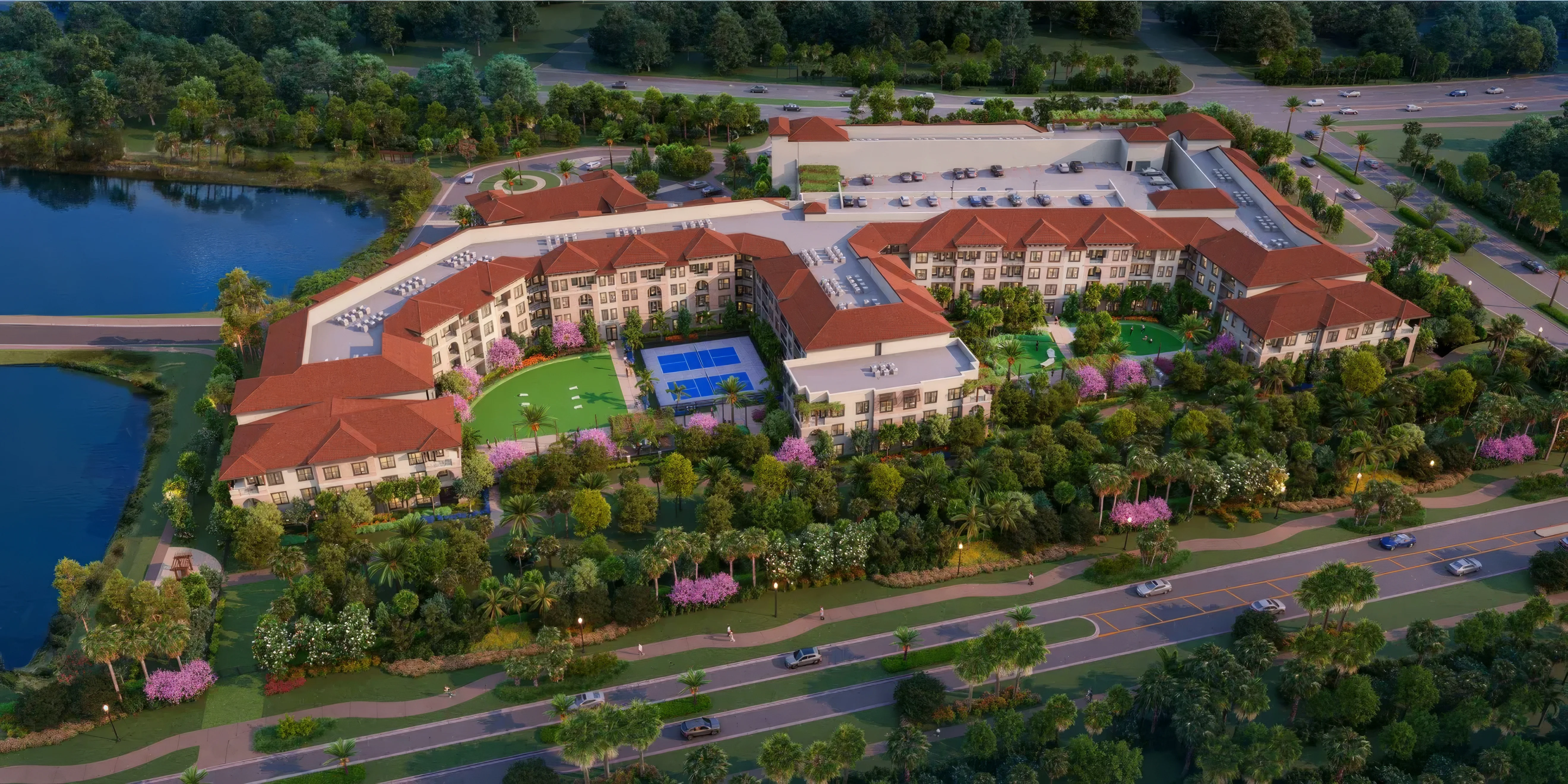 Gardens Vista, a new four-story 221-apartment complex, is planned for Palm Beach Gardens, with 10% allocated to workforce housing