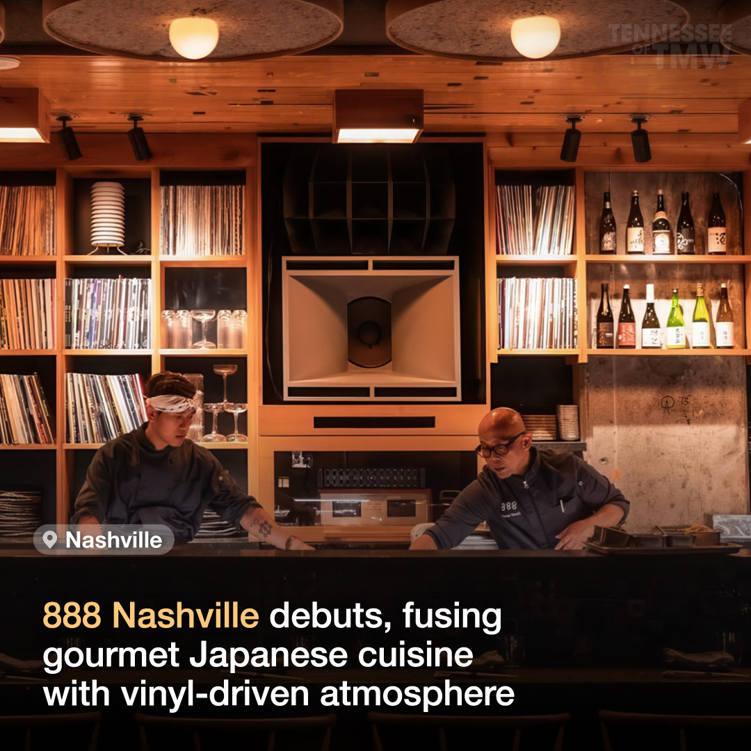 888 Nashville debuts, fusing gourmet Japanese cuisine with vinyl-driven atmosphere