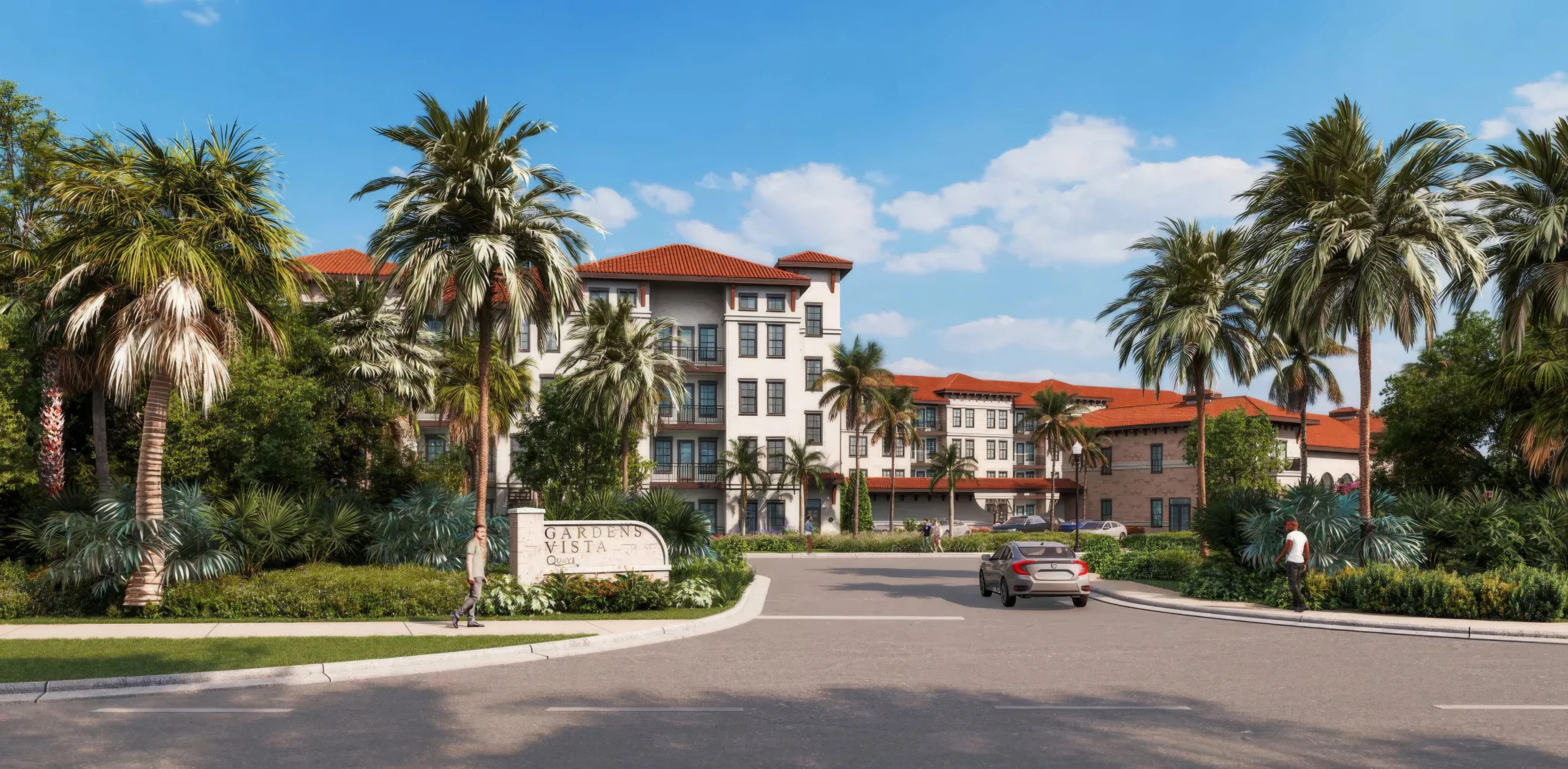 Gardens Vista, a new four-story 221-apartment complex, is planned for Palm Beach Gardens, with 10% allocated to workforce housing