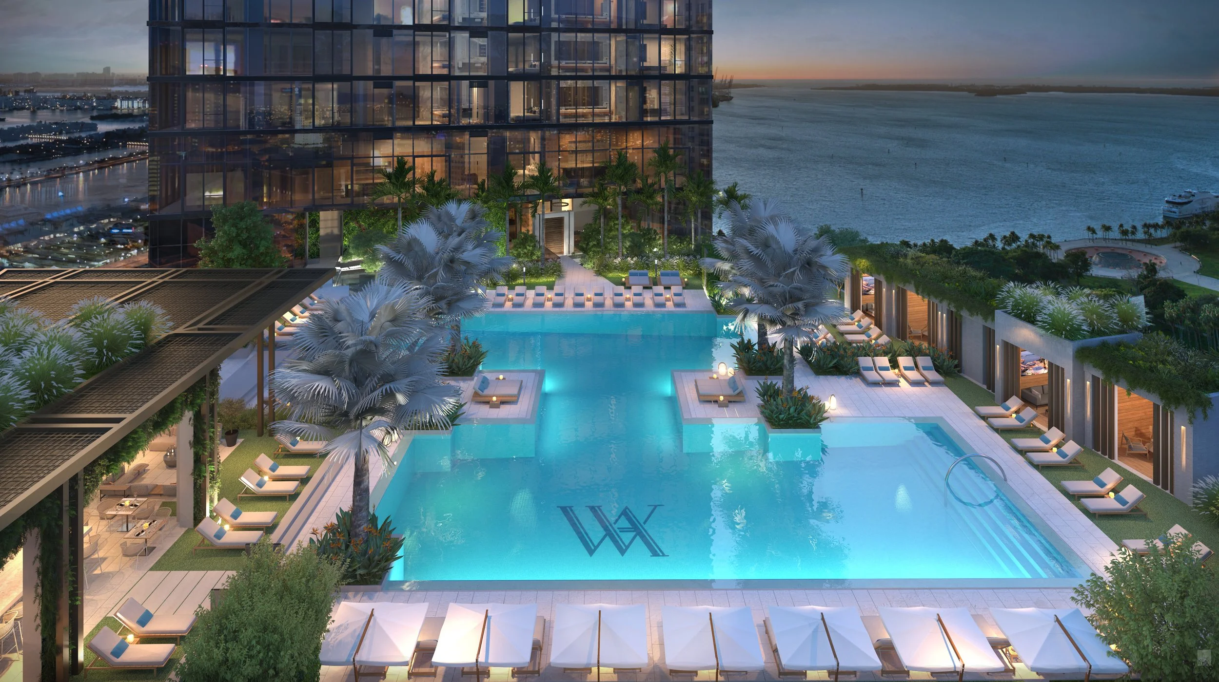 Waldorf Astoria Hotel & Residences, the first supertall tower to break ground in Miami, secures the largest condominium construction loan in Florida’s history