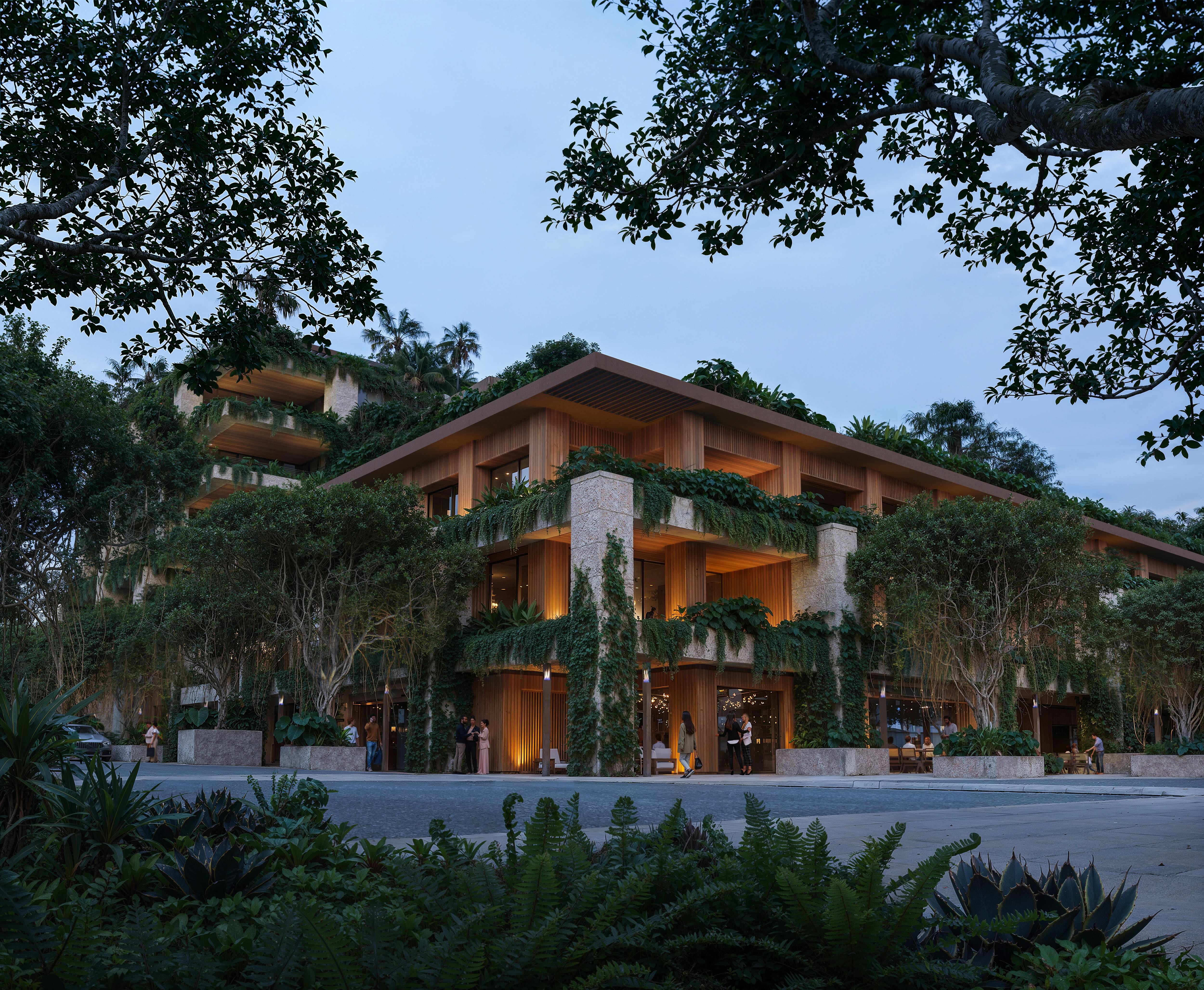 Rendering of Ziggurat Coconut Grove, Allen Morris Co