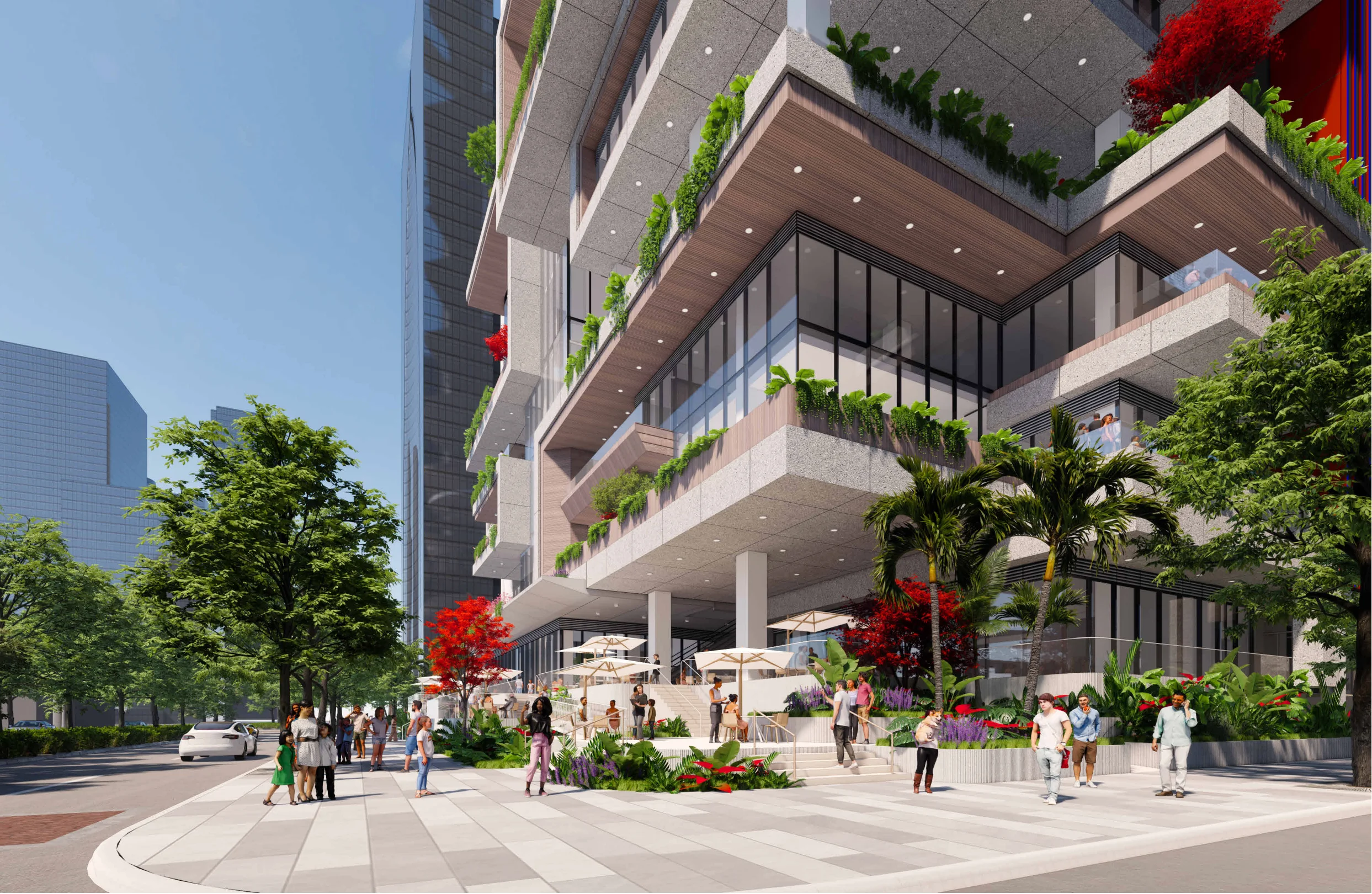 Rendering: Santander Bank, Bernardi Peschard