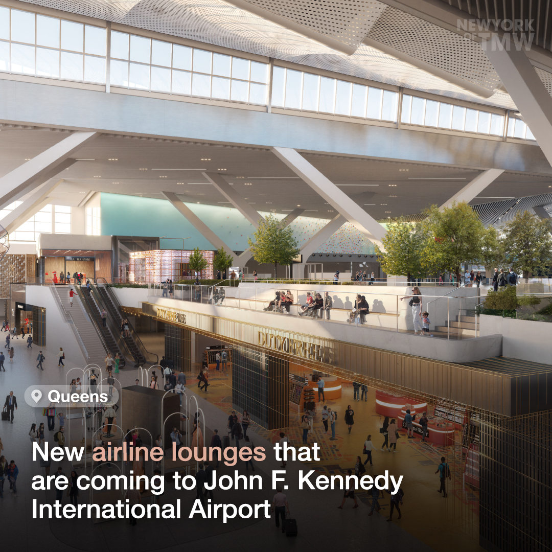 New airline lounges that are coming to John F. Kennedy International Airport