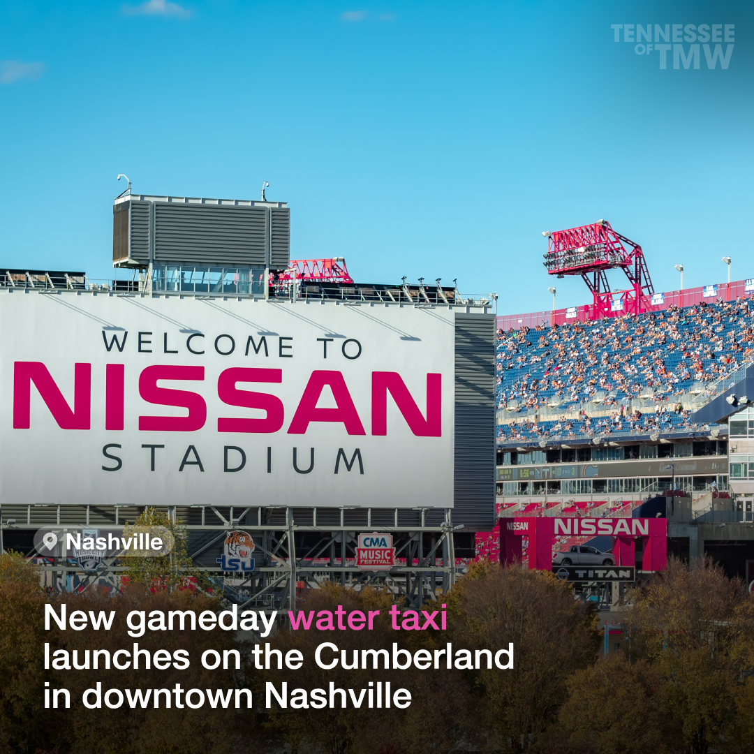 New gameday water taxi launches on the Cumberland in downtown Nashville