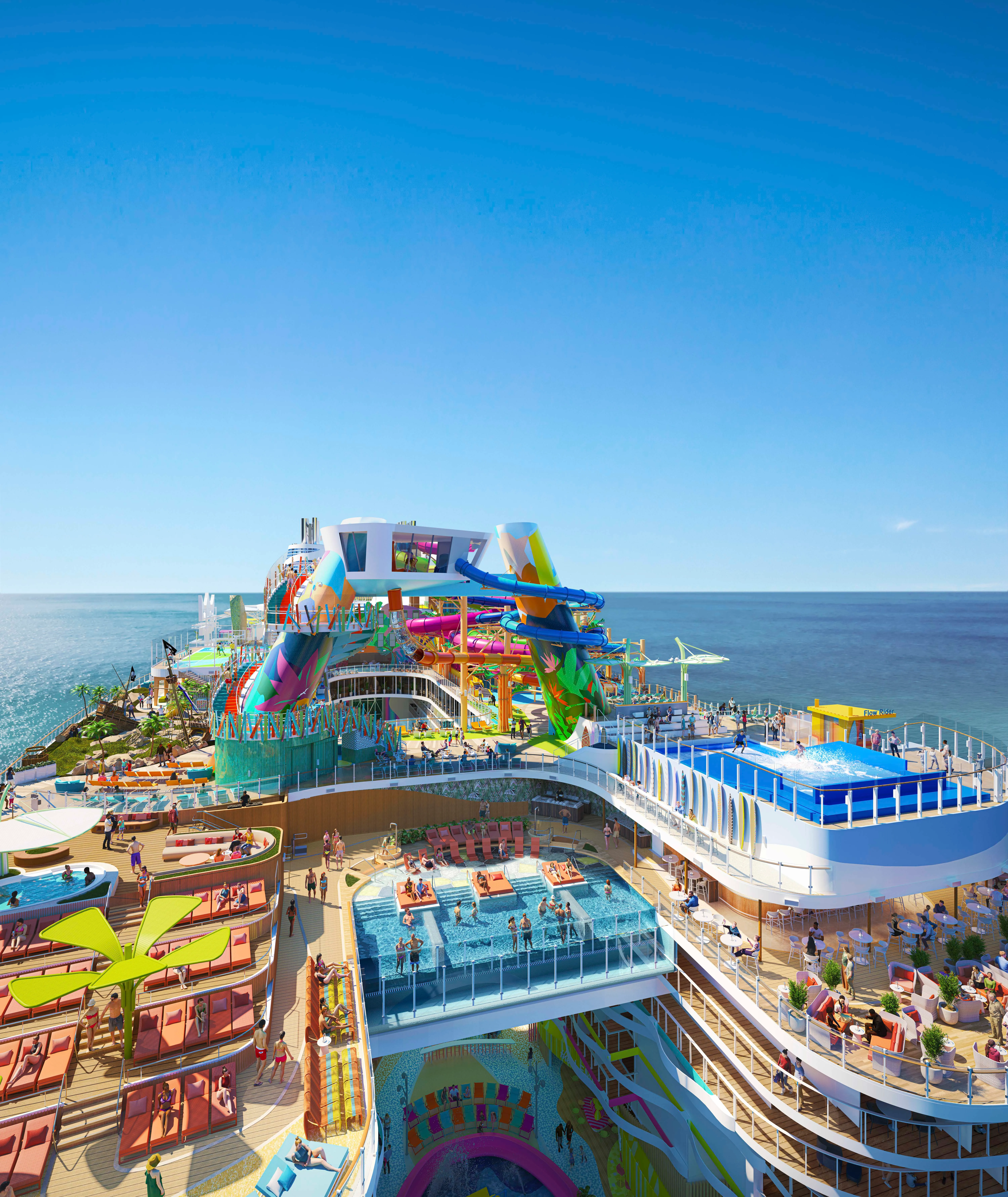 Royal Caribbean’s new Icon of The Seas, the largest cruise ship in the world, will debut in January
